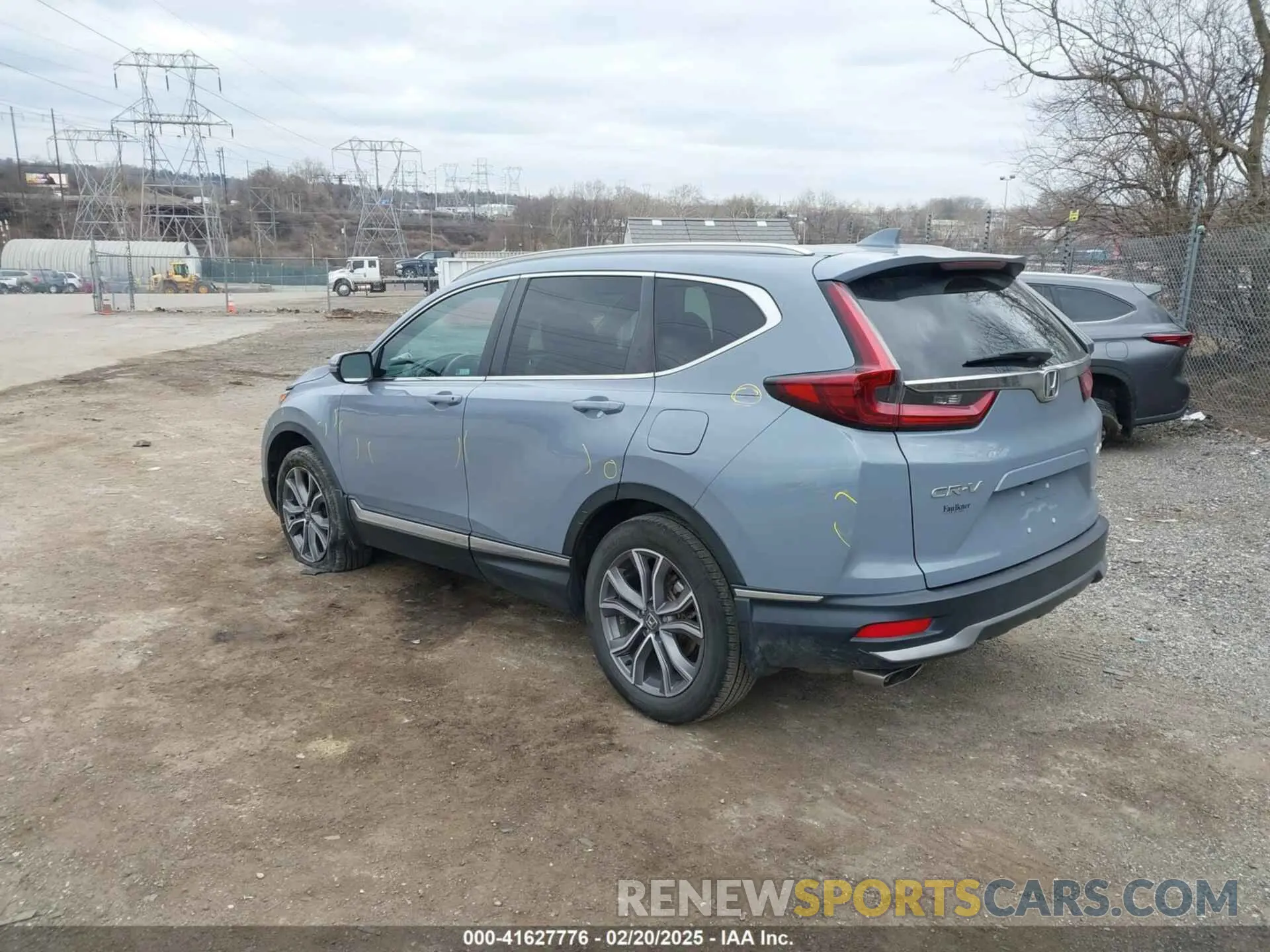 3 fotografías del automóvil dañado 2HKRW2H92LH657975 HONDA CR-V 2020