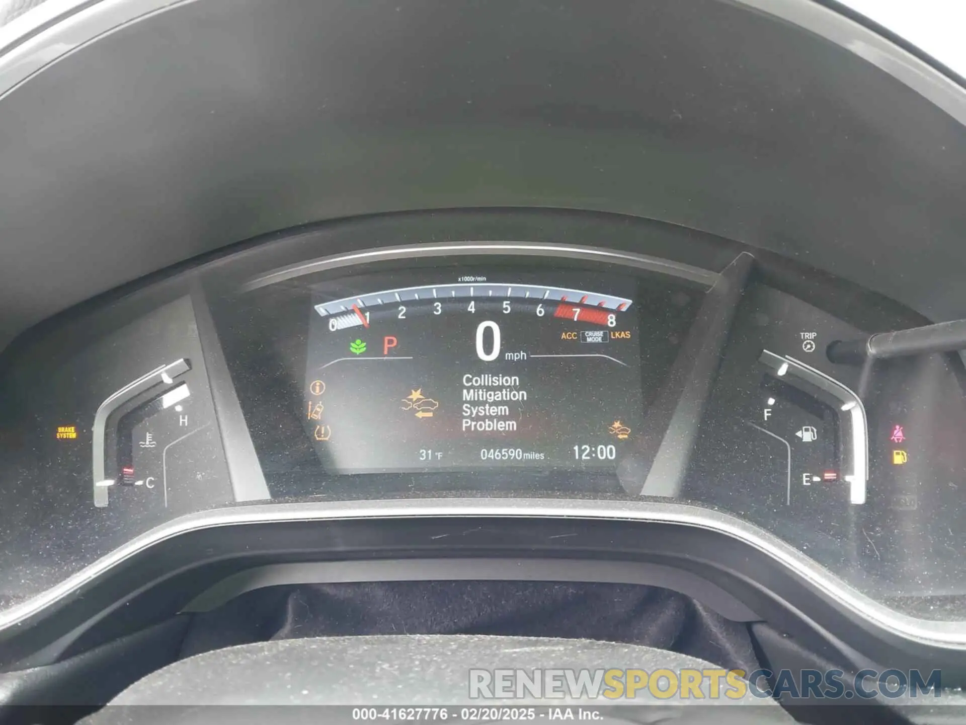 7 fotografías del automóvil dañado 2HKRW2H92LH657975 HONDA CR-V 2020