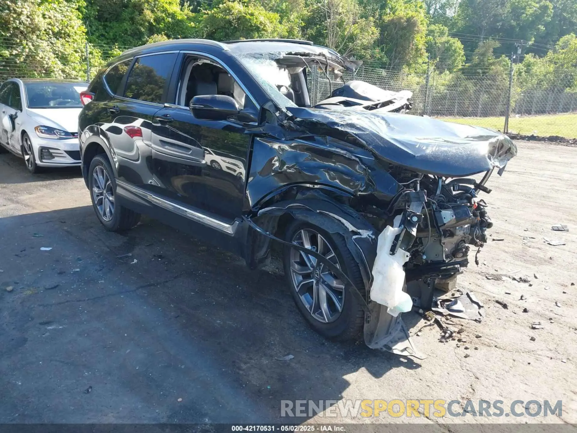 17 fotografías del automóvil dañado 2HKRW2H97LH675243 HONDA CR-V 2020