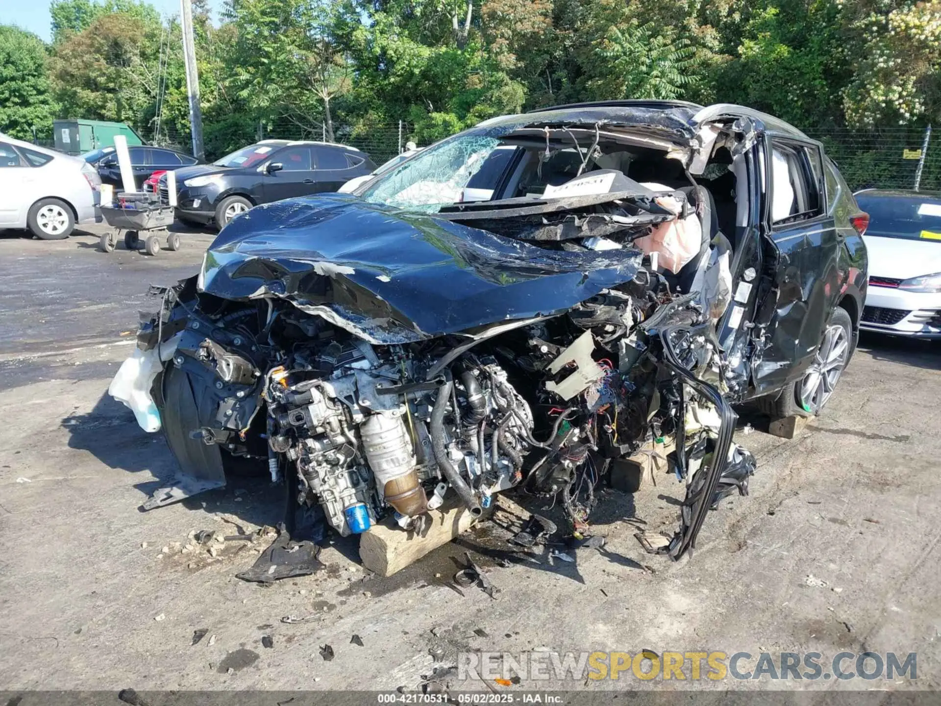 2 fotografías del automóvil dañado 2HKRW2H97LH675243 HONDA CR-V 2020