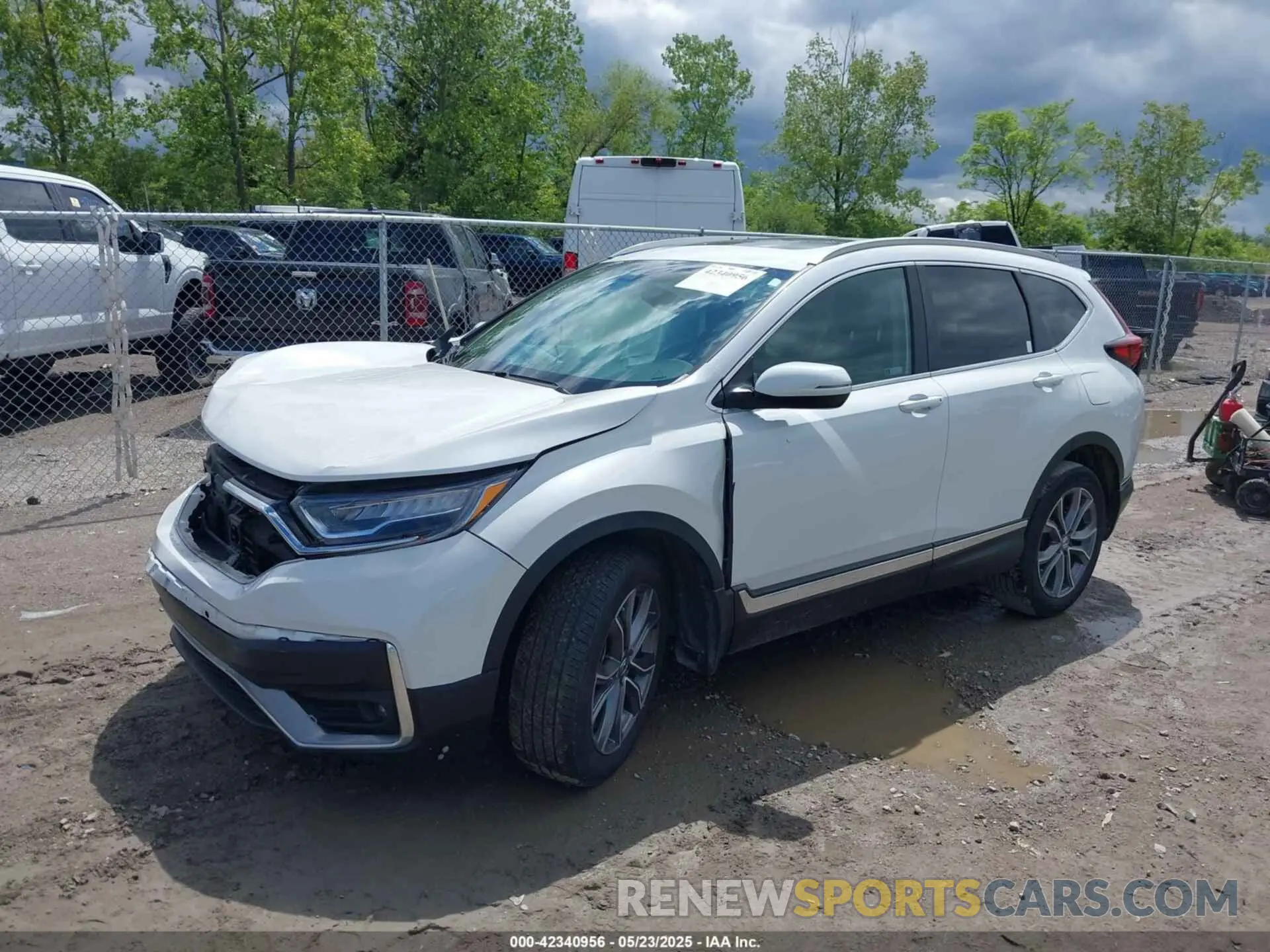 2 fotografías del automóvil dañado 2HKRW2H97LH676151 HONDA CR-V 2020