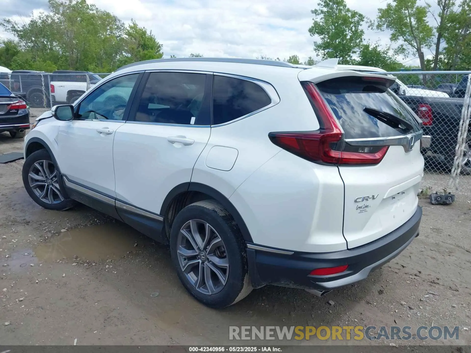 3 fotografías del automóvil dañado 2HKRW2H97LH676151 HONDA CR-V 2020