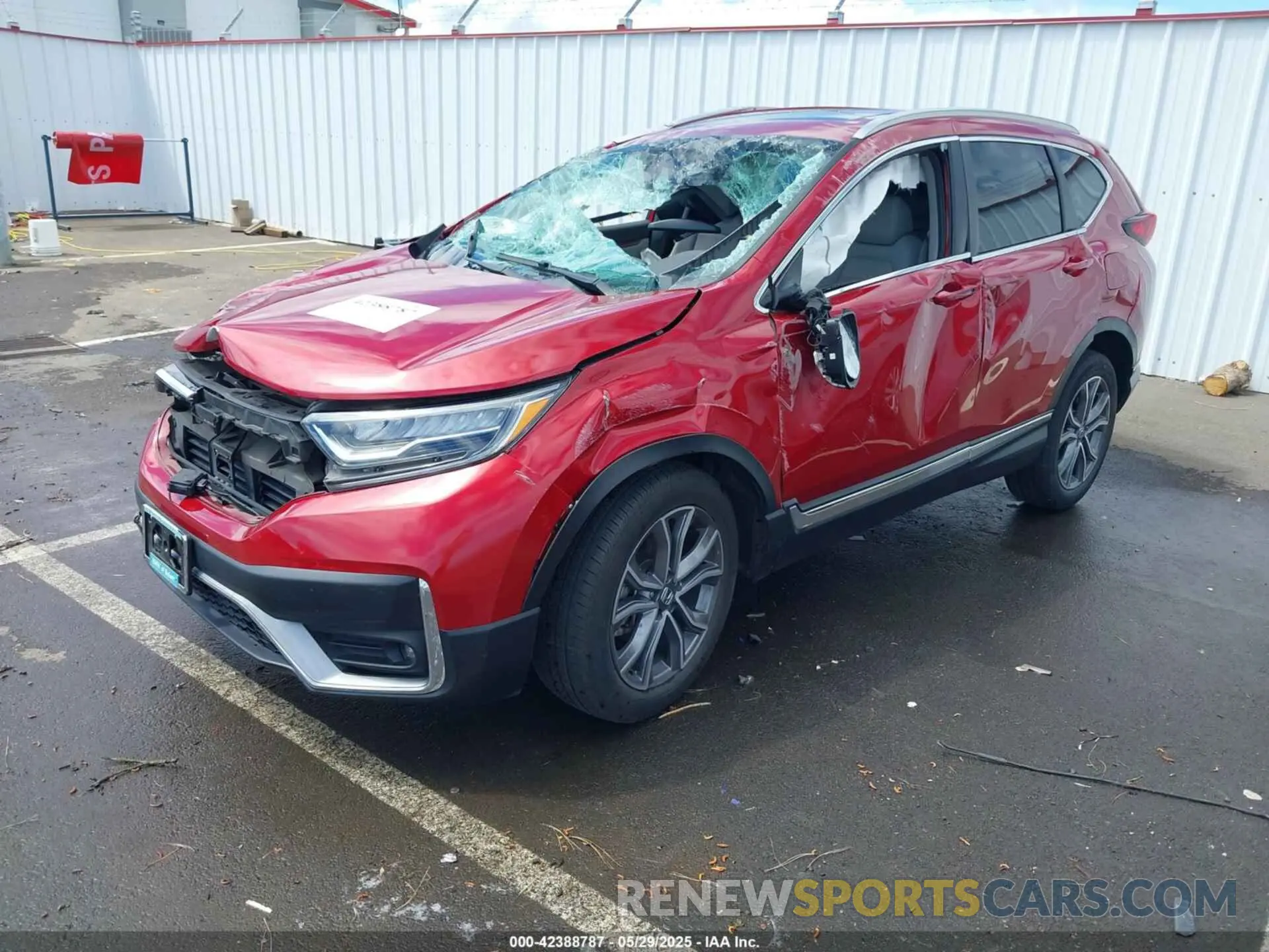 2 fotografías del automóvil dañado 2HKRW2H98LH662632 HONDA CR-V 2020