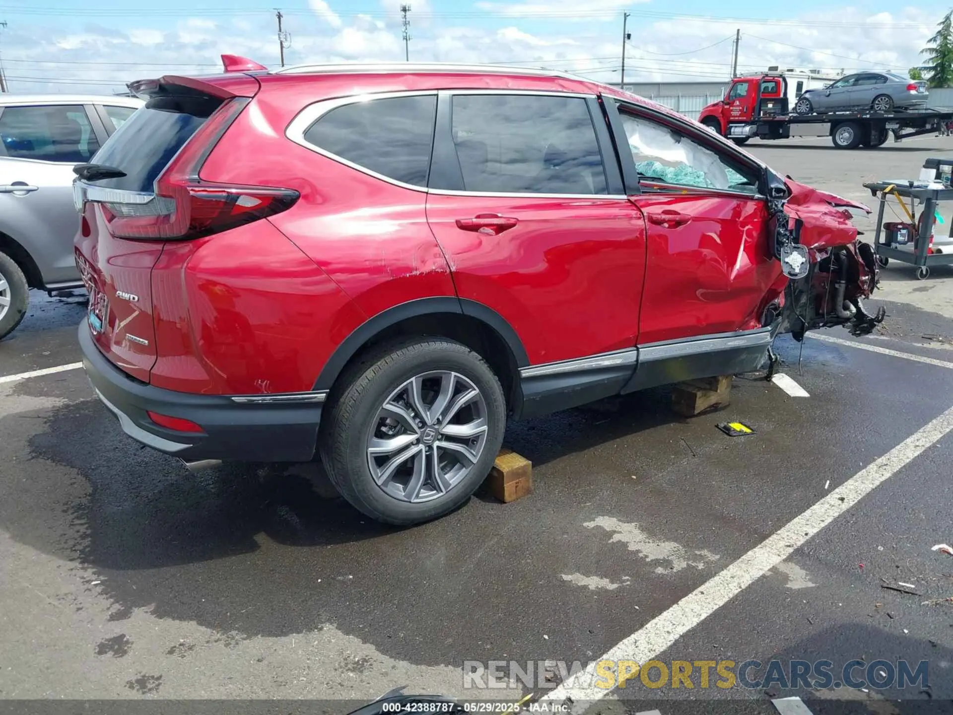 4 fotografías del automóvil dañado 2HKRW2H98LH662632 HONDA CR-V 2020