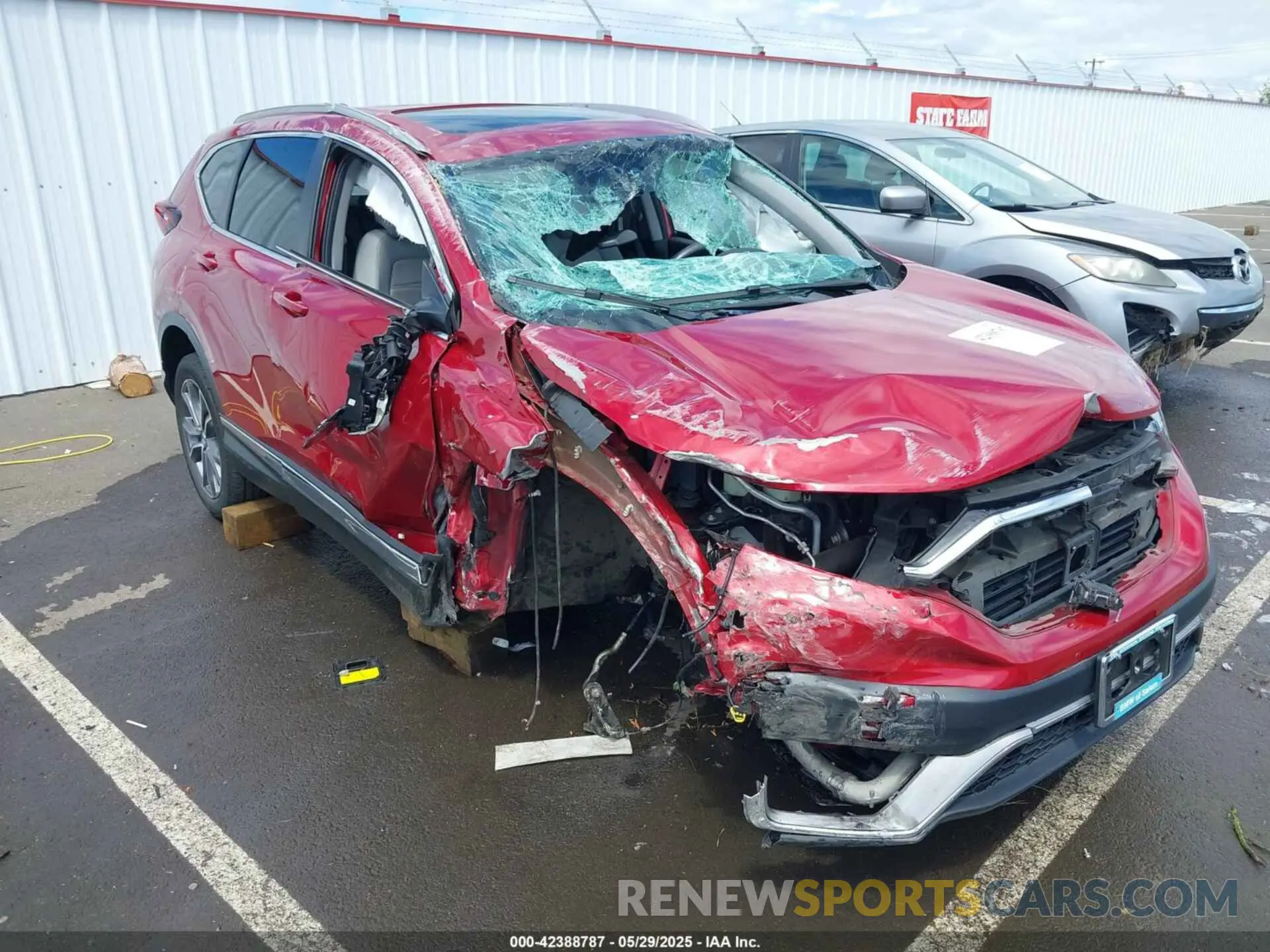 6 fotografías del automóvil dañado 2HKRW2H98LH662632 HONDA CR-V 2020