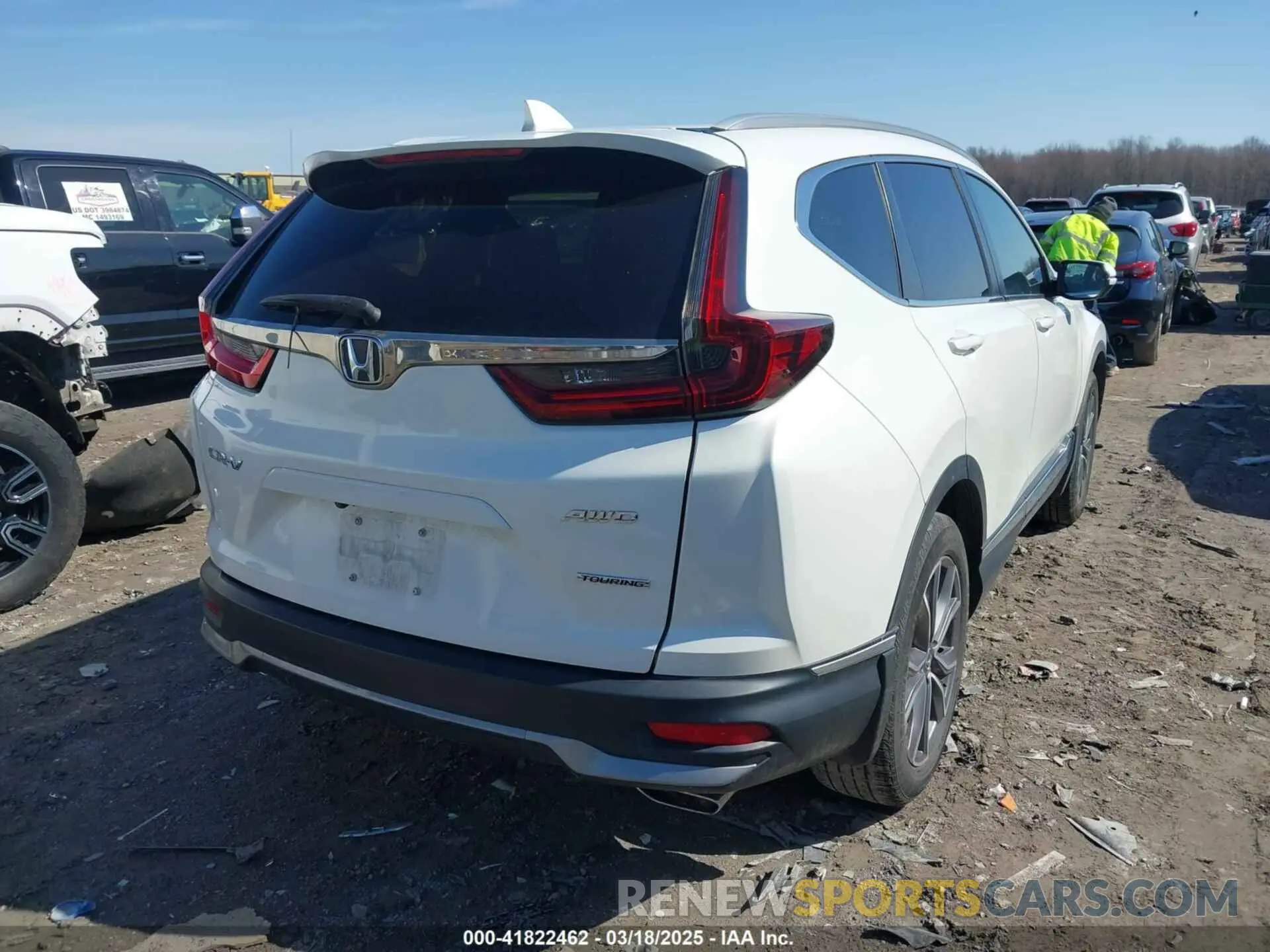4 fotografías del automóvil dañado 2HKRW2H99LH635892 HONDA CR-V 2020