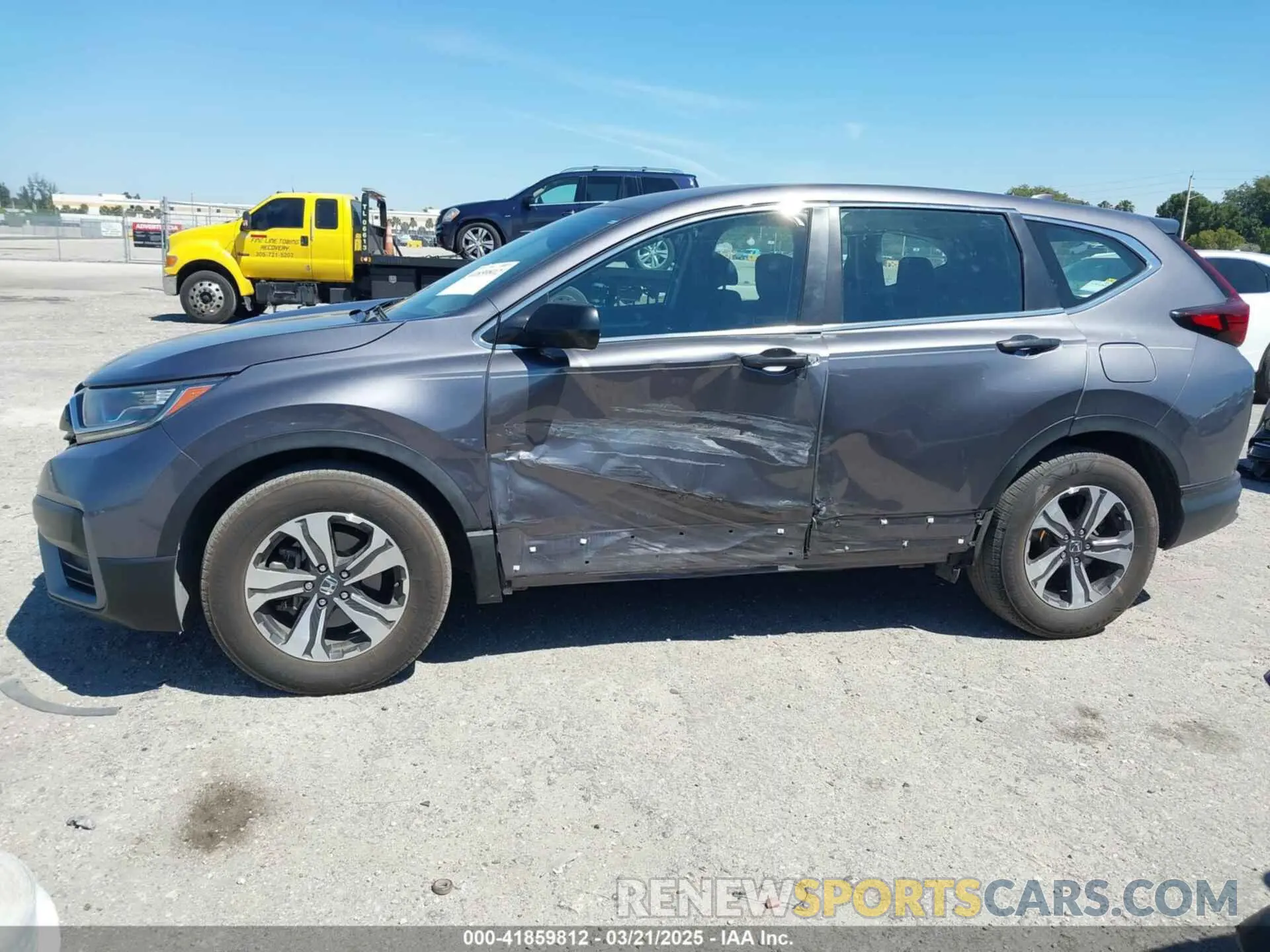 14 fotografías del automóvil dañado 5J6RW1H24LL010044 HONDA CR-V 2020