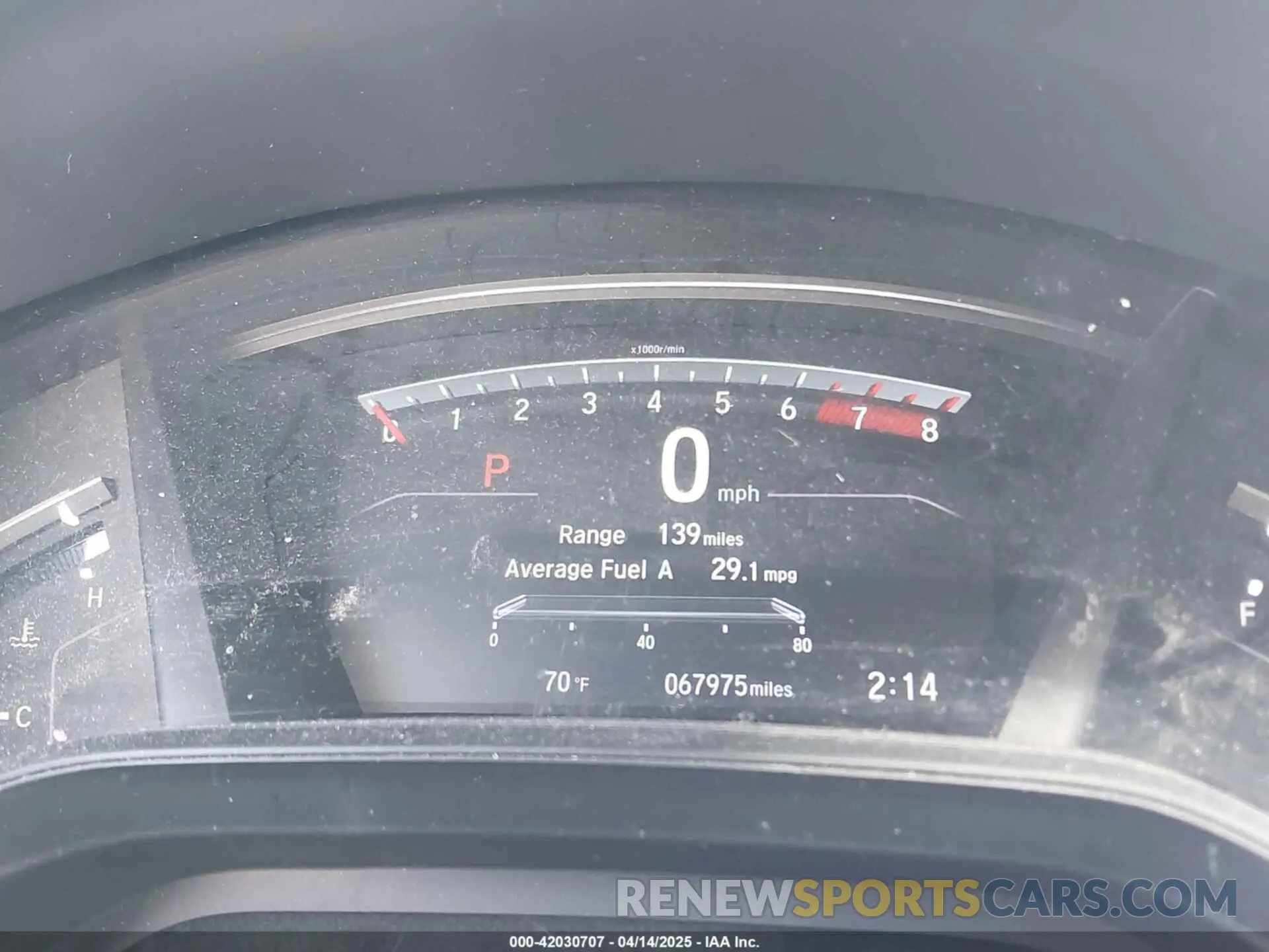 7 fotografías del automóvil dañado 5J6RW1H28LA001746 HONDA CR-V 2020