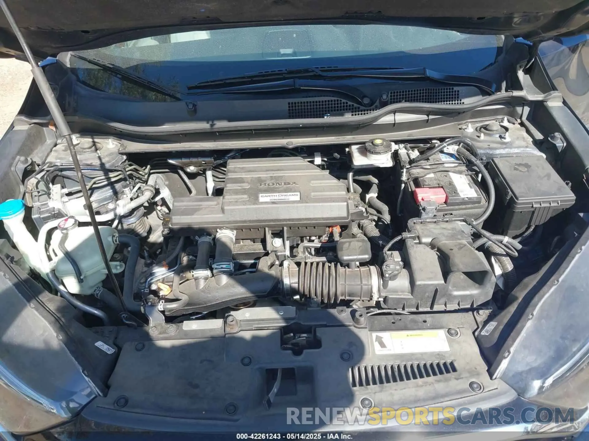 10 fotografías del automóvil dañado 5J6RW1H28LA001777 HONDA CR-V 2020