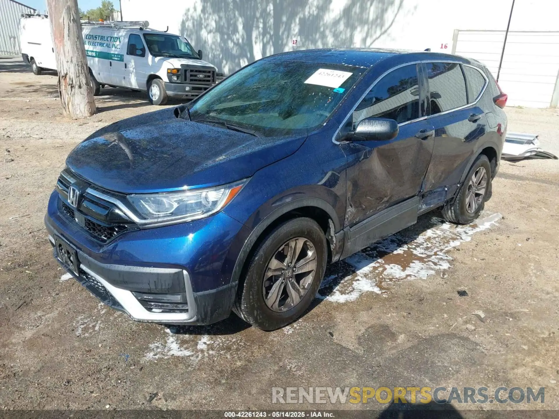 2 fotografías del automóvil dañado 5J6RW1H28LA001777 HONDA CR-V 2020