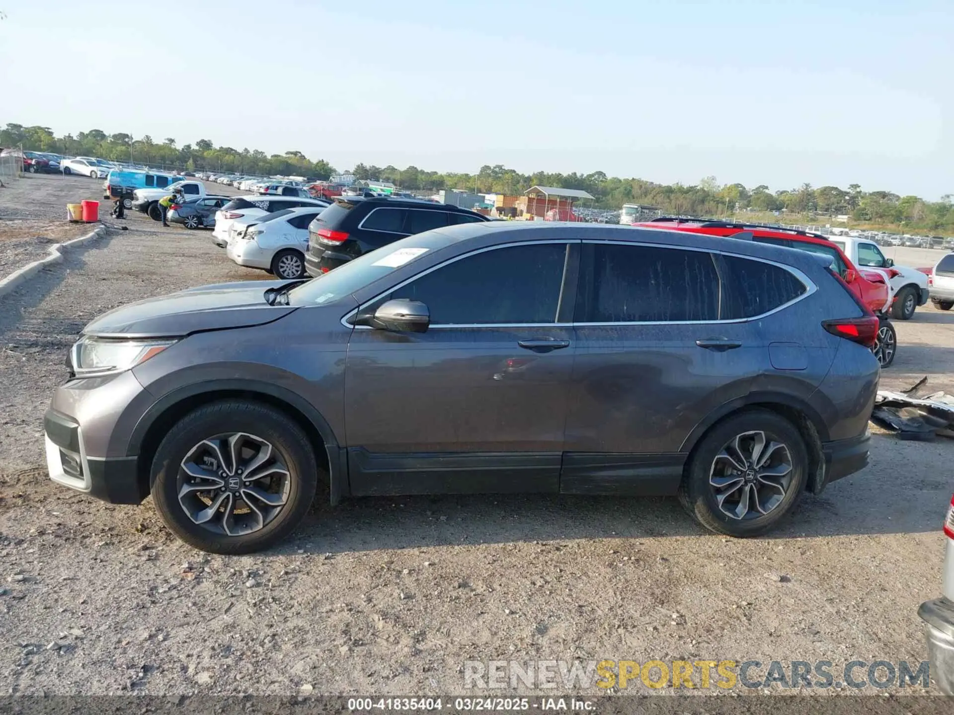 14 fotografías del automóvil dañado 5J6RW1H50LA019300 HONDA CR-V 2020