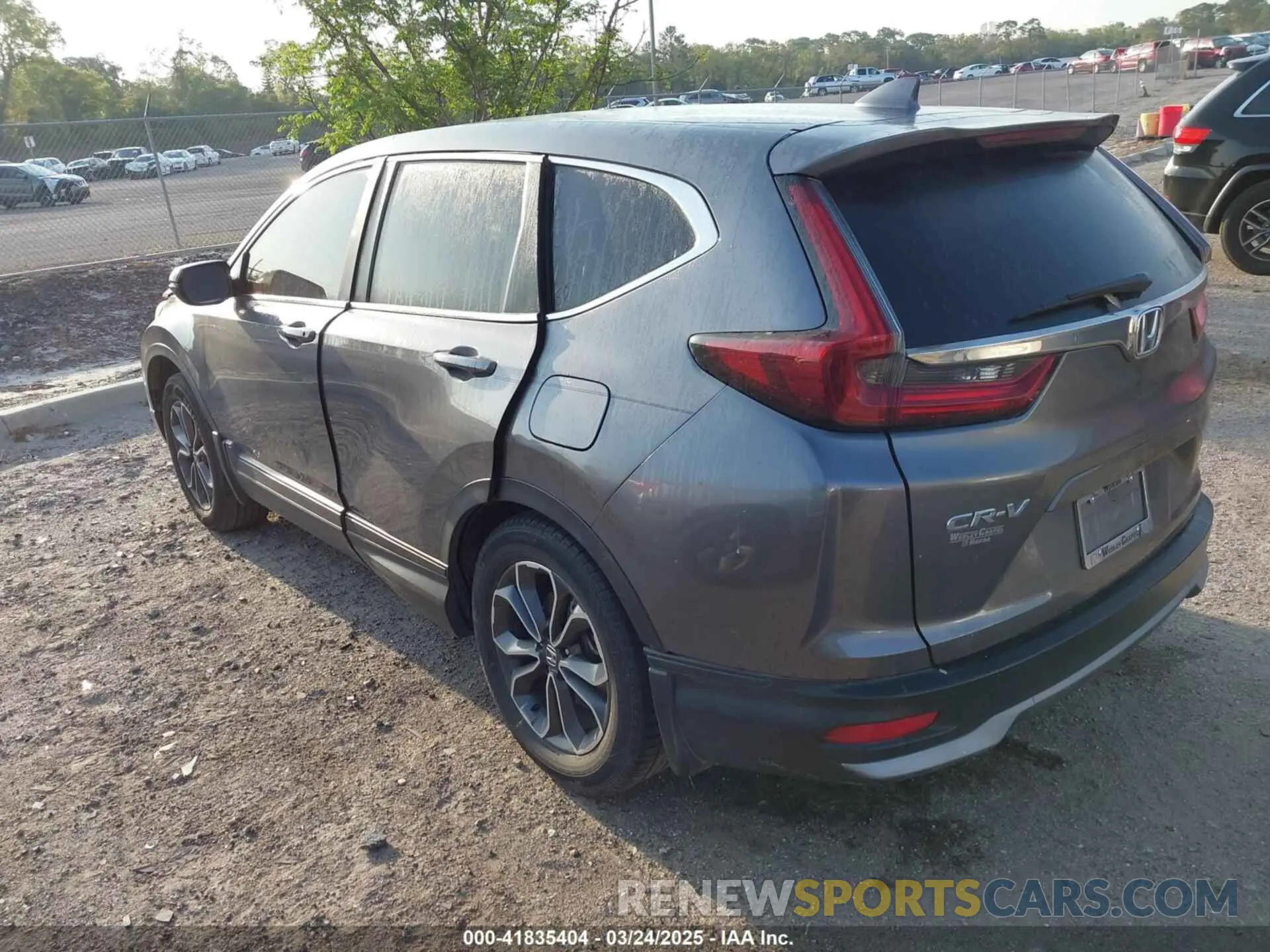 3 fotografías del automóvil dañado 5J6RW1H50LA019300 HONDA CR-V 2020
