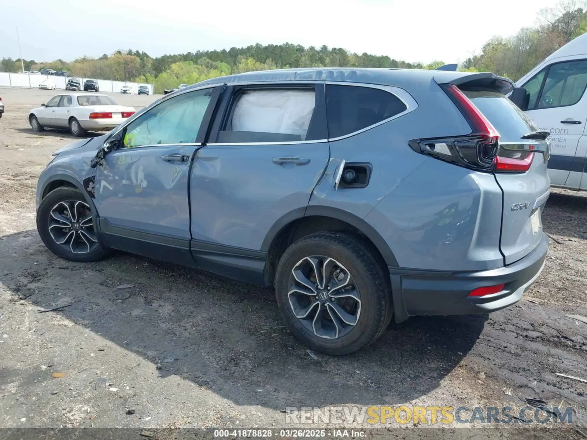3 fotografías del automóvil dañado 5J6RW1H51LA001520 HONDA CR-V 2020