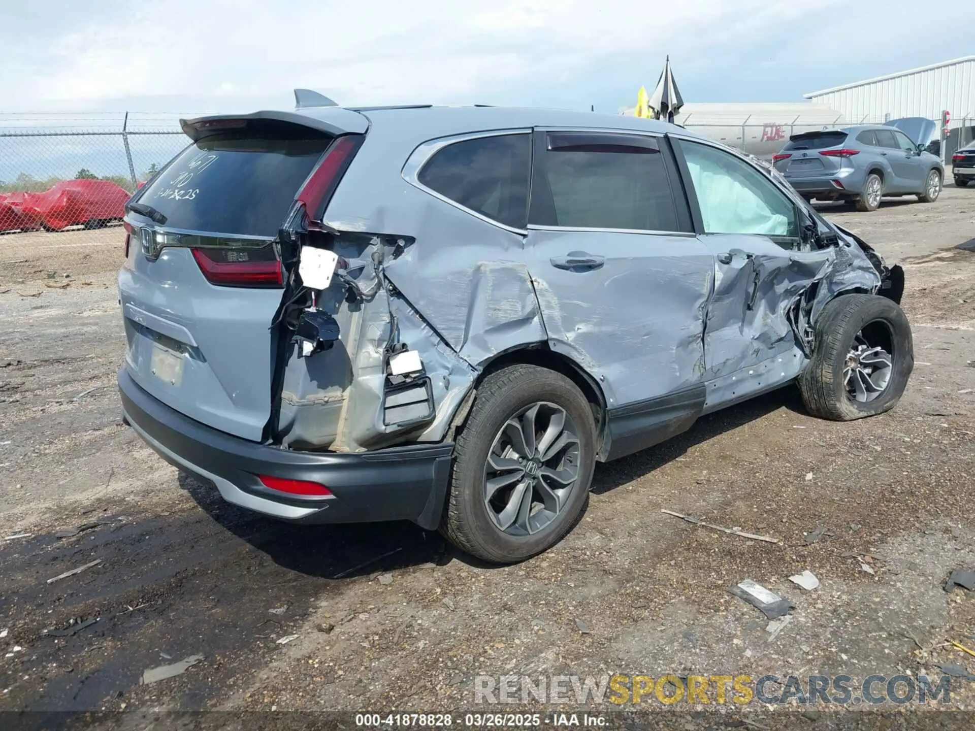 4 fotografías del automóvil dañado 5J6RW1H51LA001520 HONDA CR-V 2020