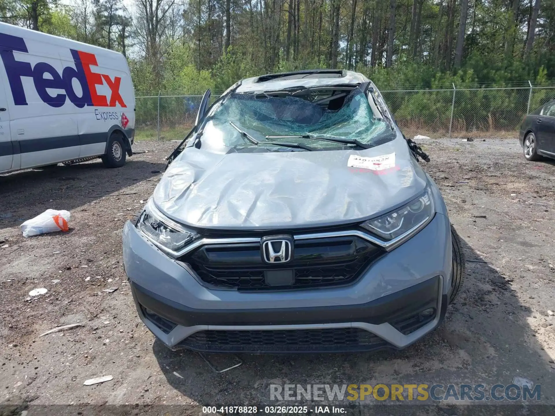 6 fotografías del automóvil dañado 5J6RW1H51LA001520 HONDA CR-V 2020