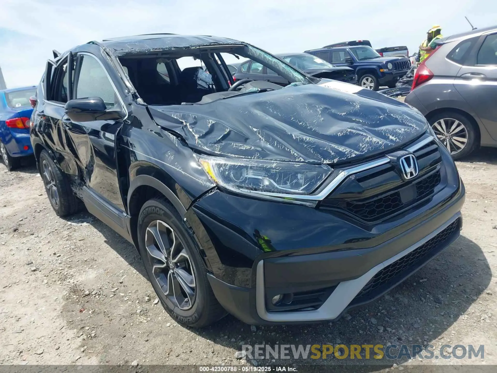 1 fotografías del automóvil dañado 5J6RW1H51LL013655 HONDA CR-V 2020