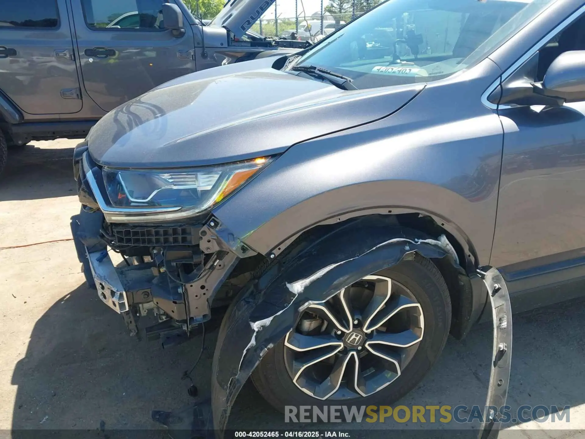 18 fotografías del automóvil dañado 5J6RW1H51LL013820 HONDA CR-V 2020