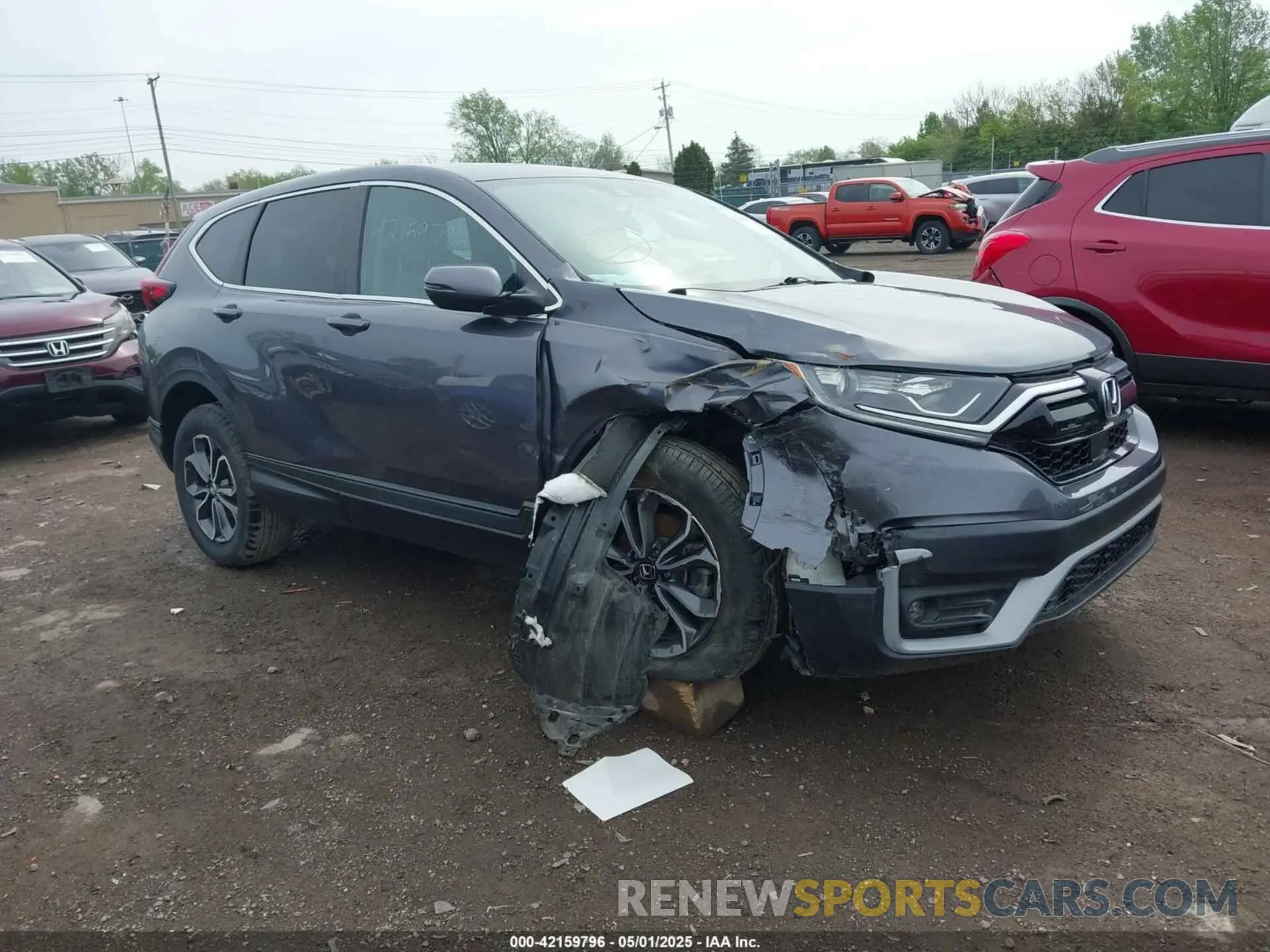 1 fotografías del automóvil dañado 5J6RW1H57LL014261 HONDA CR-V 2020