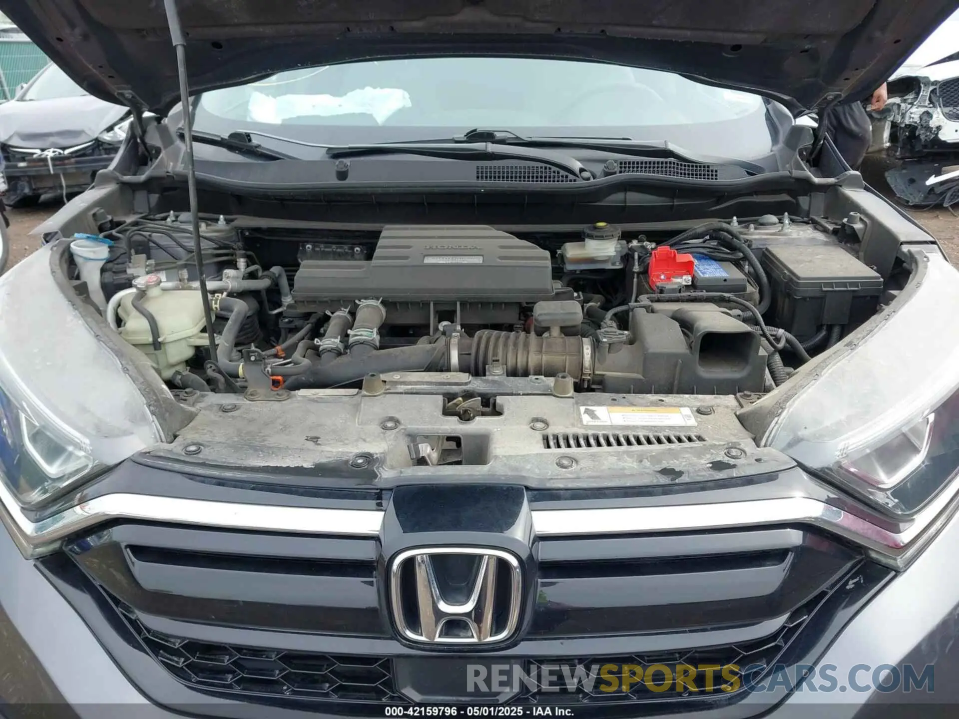 10 fotografías del automóvil dañado 5J6RW1H57LL014261 HONDA CR-V 2020