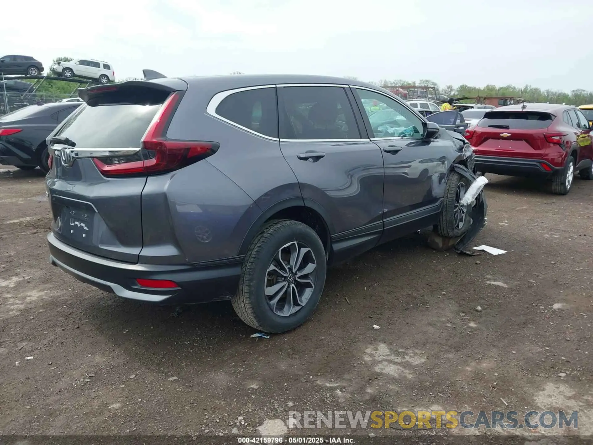4 fotografías del automóvil dañado 5J6RW1H57LL014261 HONDA CR-V 2020