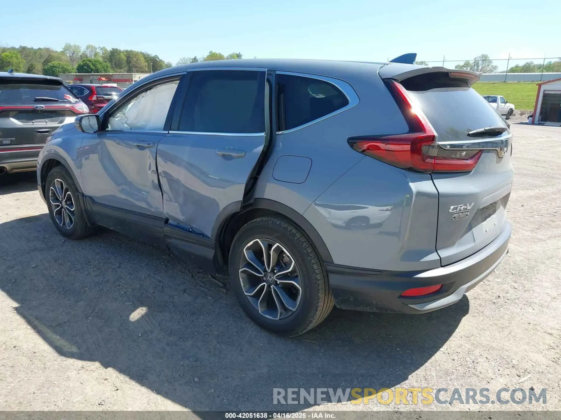 3 fotografías del automóvil dañado 5J6RW1H58LA003636 HONDA CR-V 2020