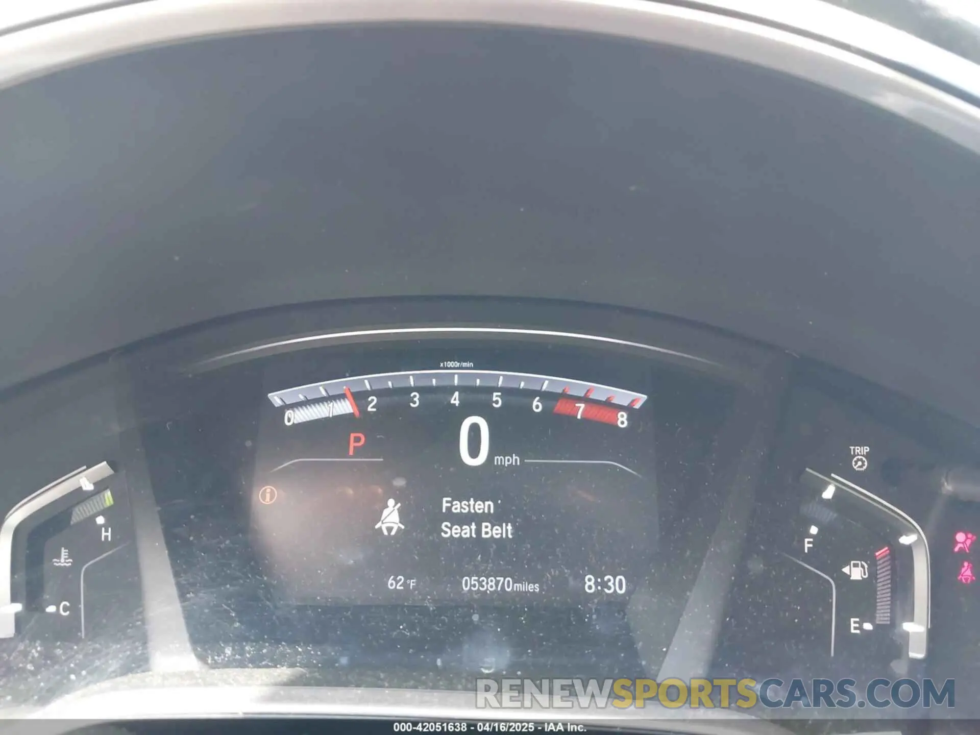 7 fotografías del automóvil dañado 5J6RW1H58LA003636 HONDA CR-V 2020
