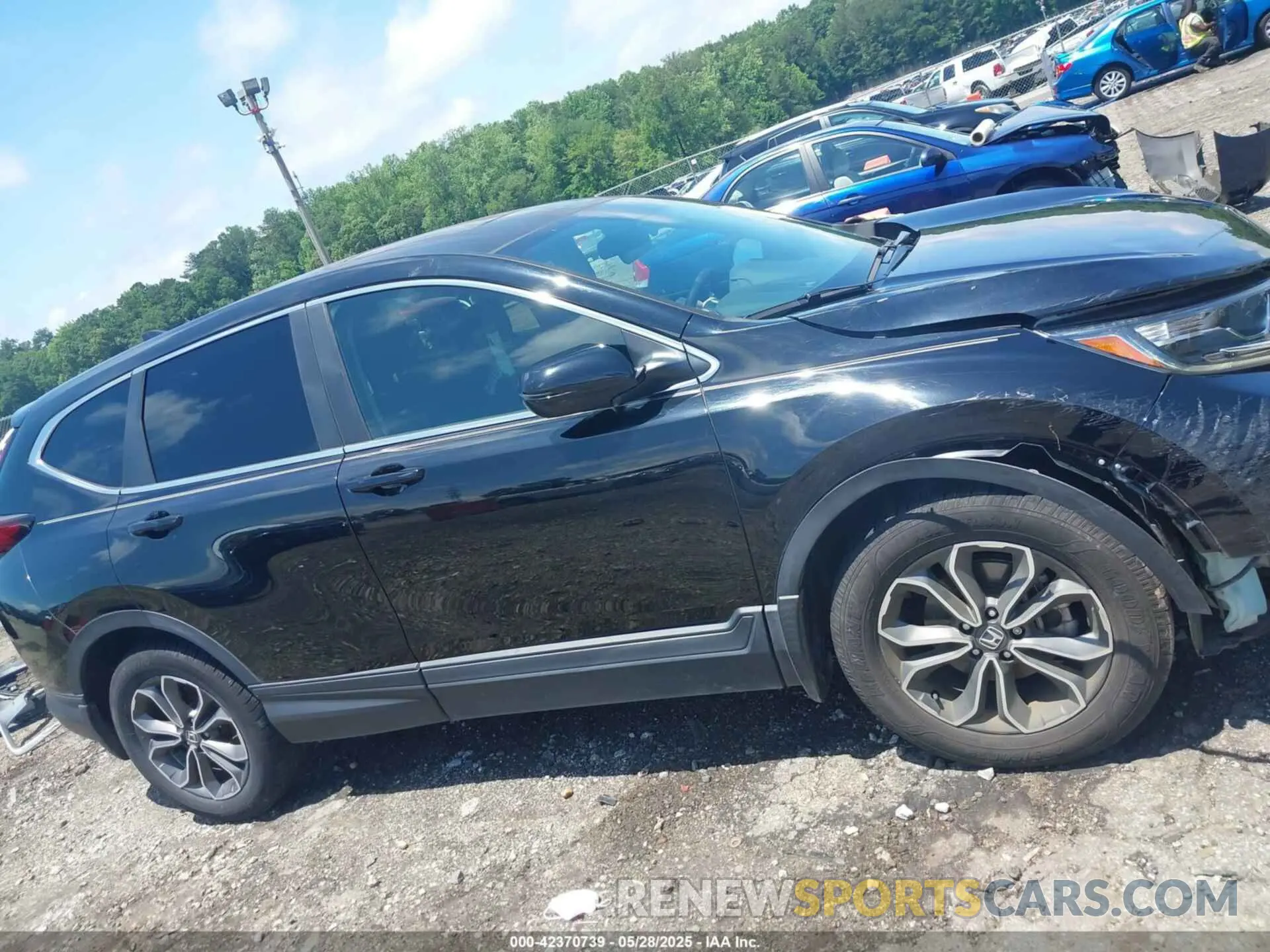 14 fotografías del automóvil dañado 5J6RW1H59LA018226 HONDA CR-V 2020
