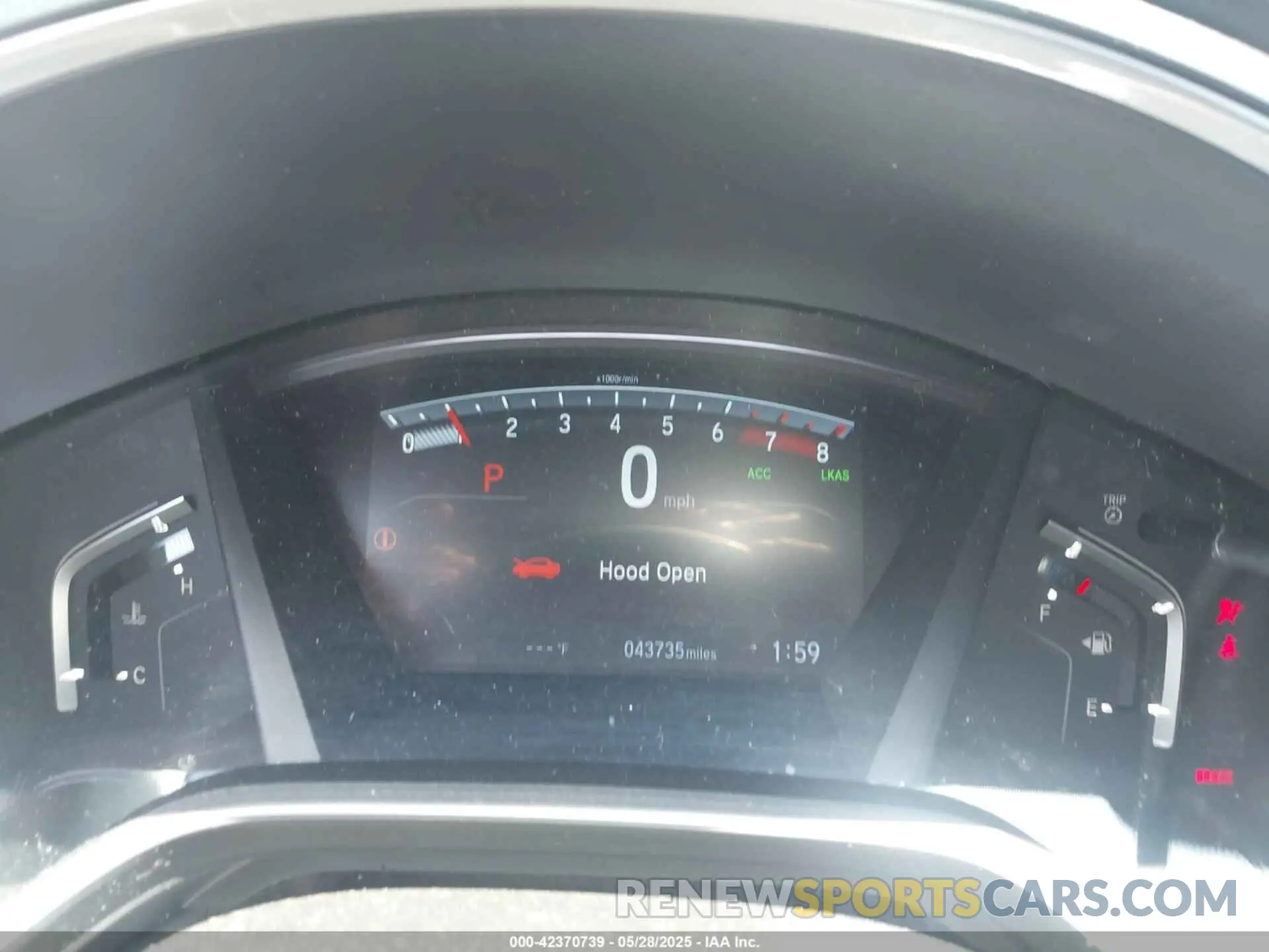 7 fotografías del automóvil dañado 5J6RW1H59LA018226 HONDA CR-V 2020