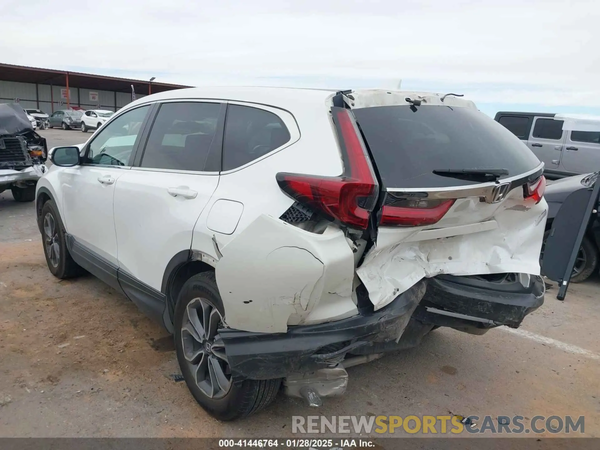 14 fotografías del automóvil dañado 5J6RW1H5XLA014301 HONDA CR-V 2020