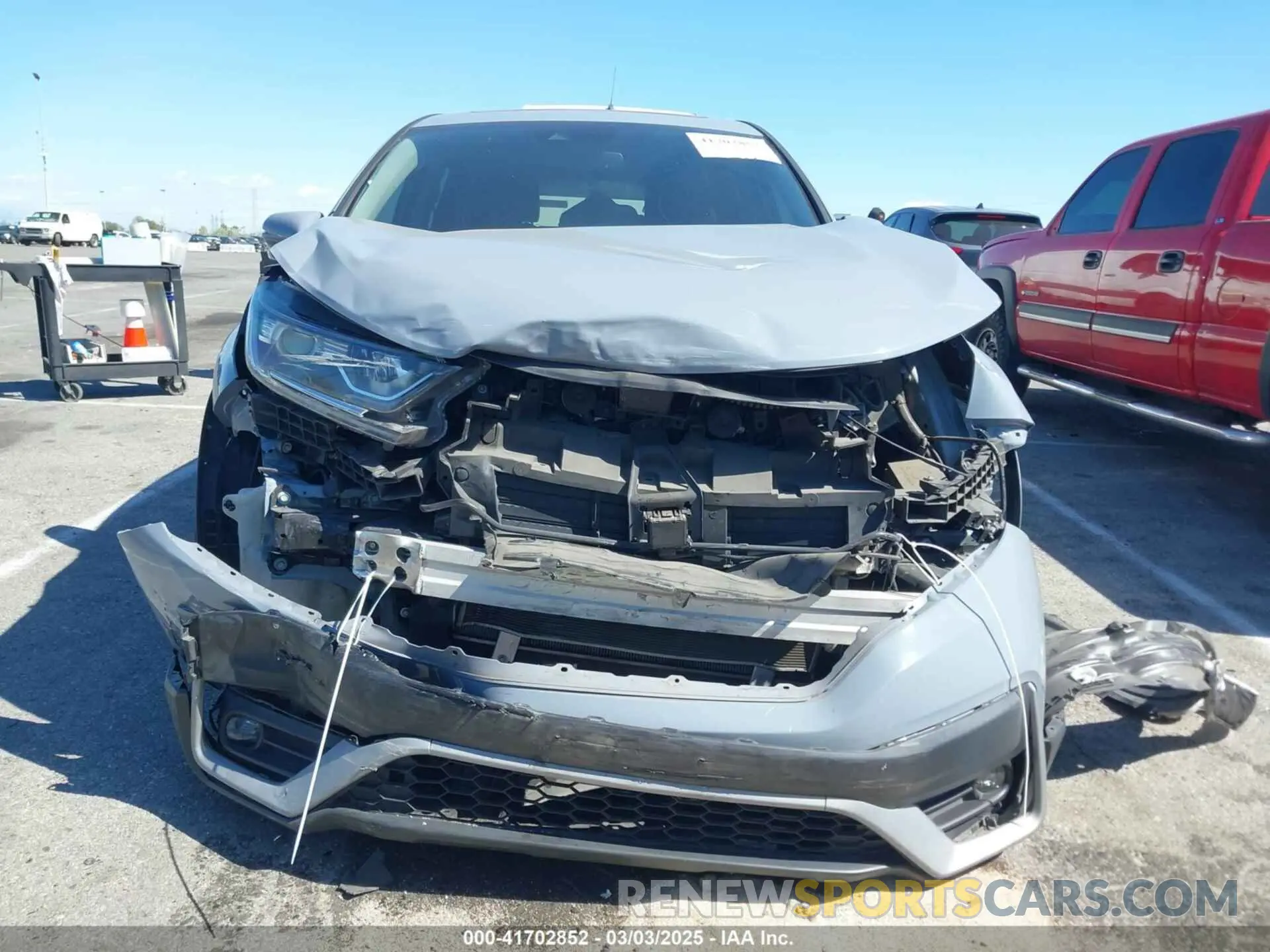 12 fotografías del automóvil dañado 5J6RW1H84LA005474 HONDA CR-V 2020