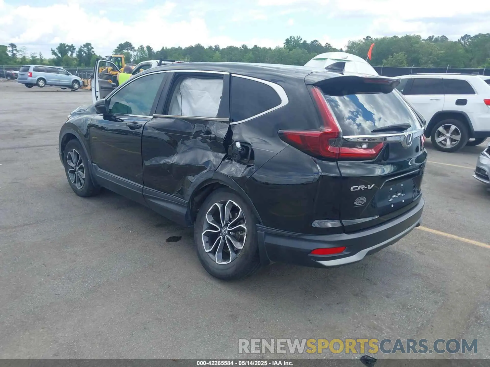 3 fotografías del automóvil dañado 5J6RW1H87LA014928 HONDA CR-V 2020