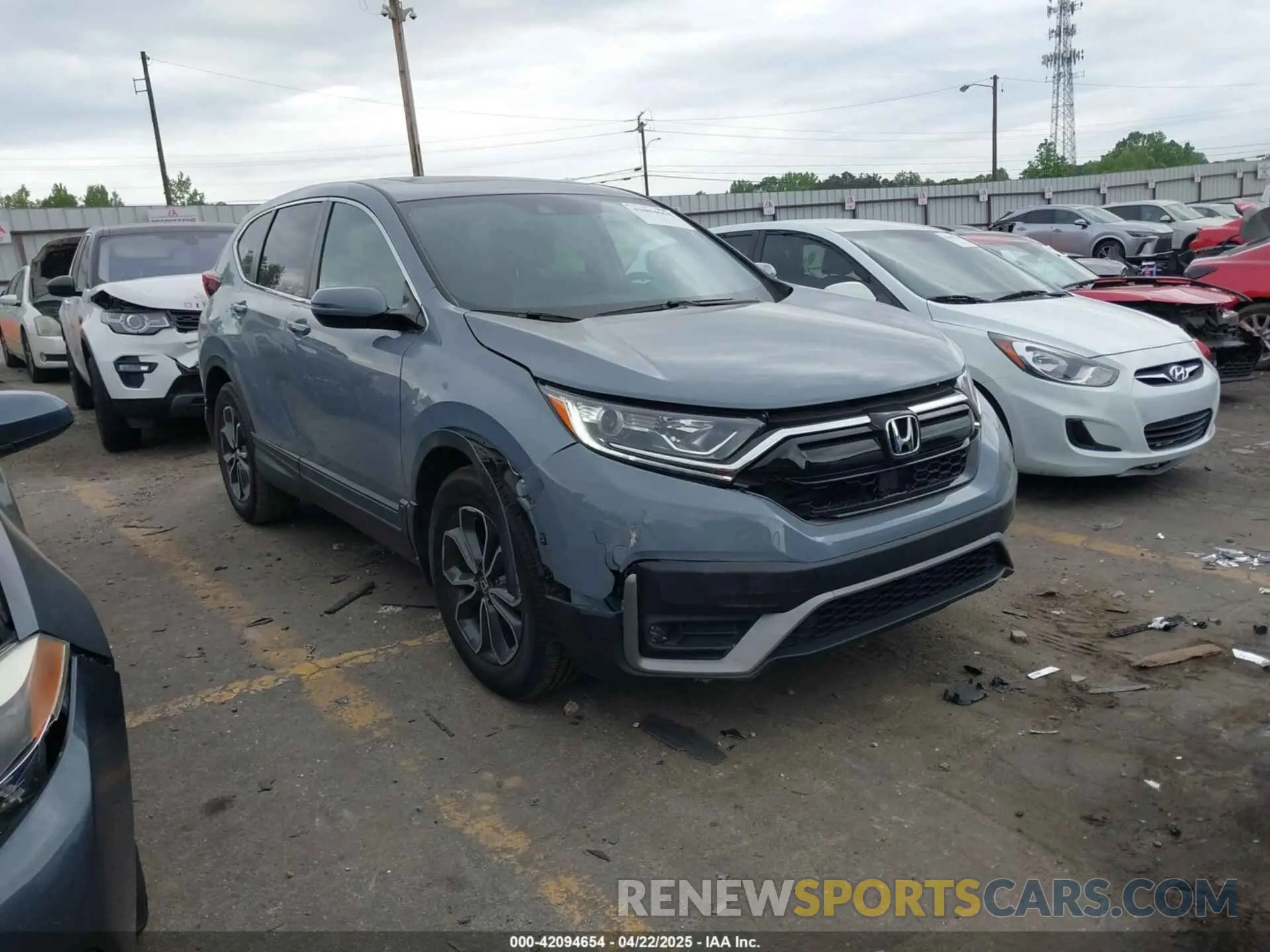 1 fotografías del automóvil dañado 5J6RW1H87LL002878 HONDA CR-V 2020