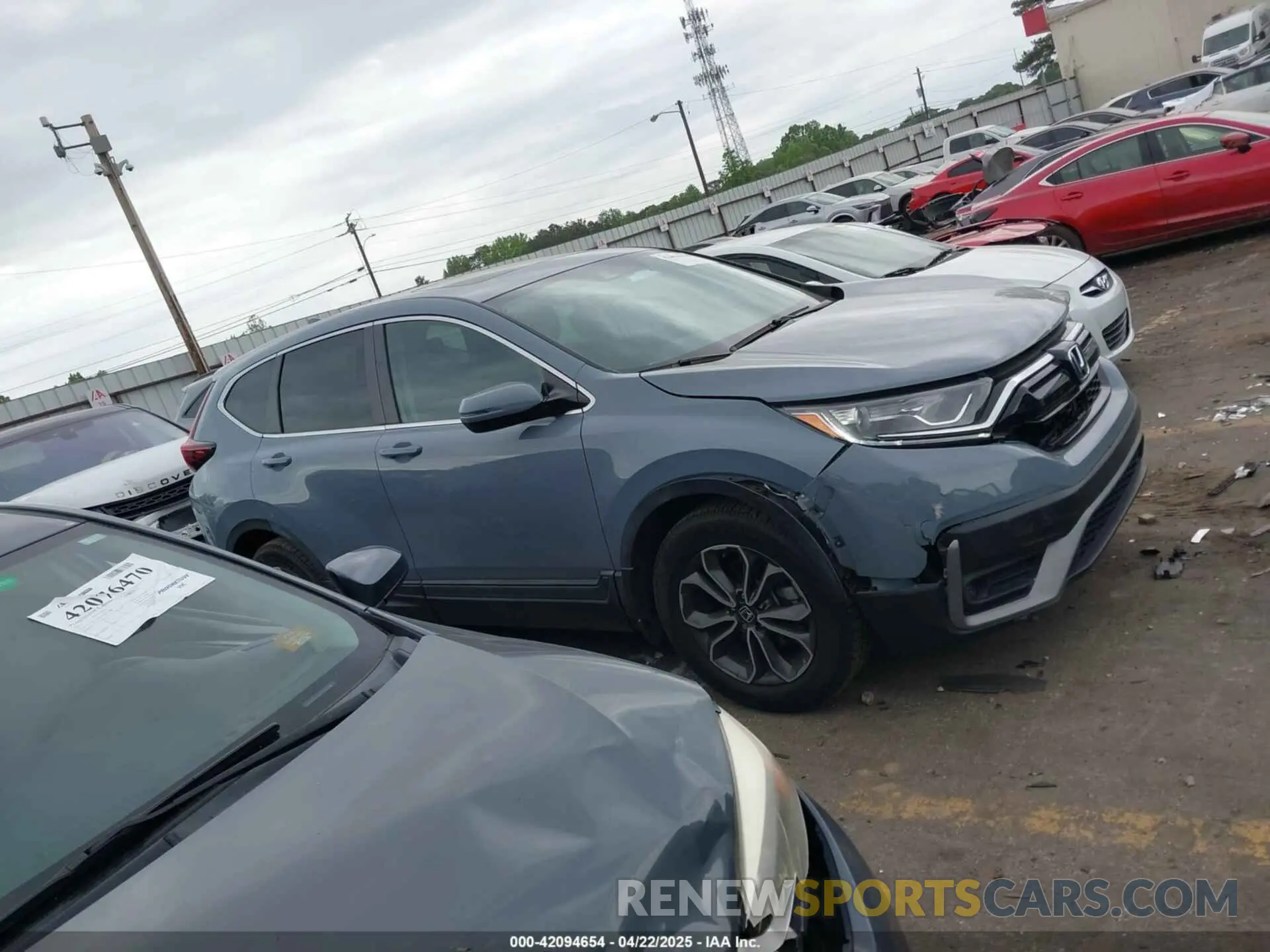 13 fotografías del automóvil dañado 5J6RW1H87LL002878 HONDA CR-V 2020