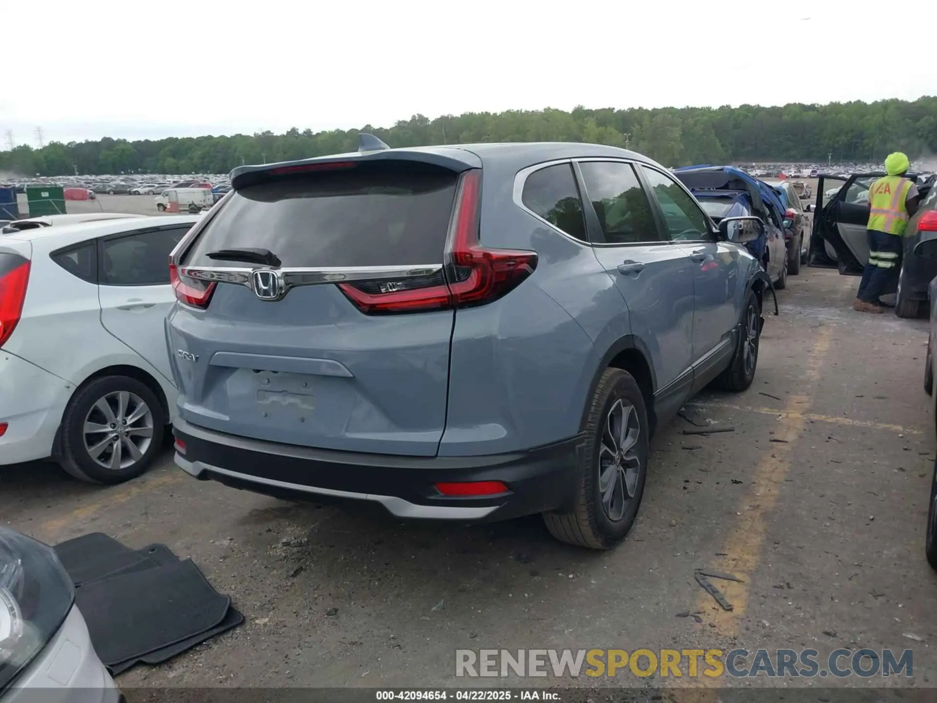4 fotografías del automóvil dañado 5J6RW1H87LL002878 HONDA CR-V 2020