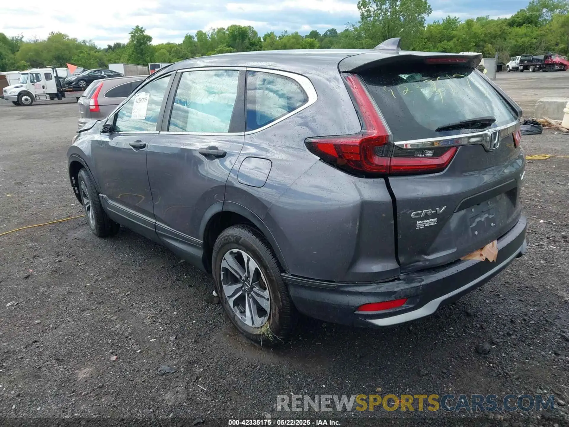 3 fotografías del automóvil dañado 5J6RW2H20LL014937 HONDA CR-V 2020