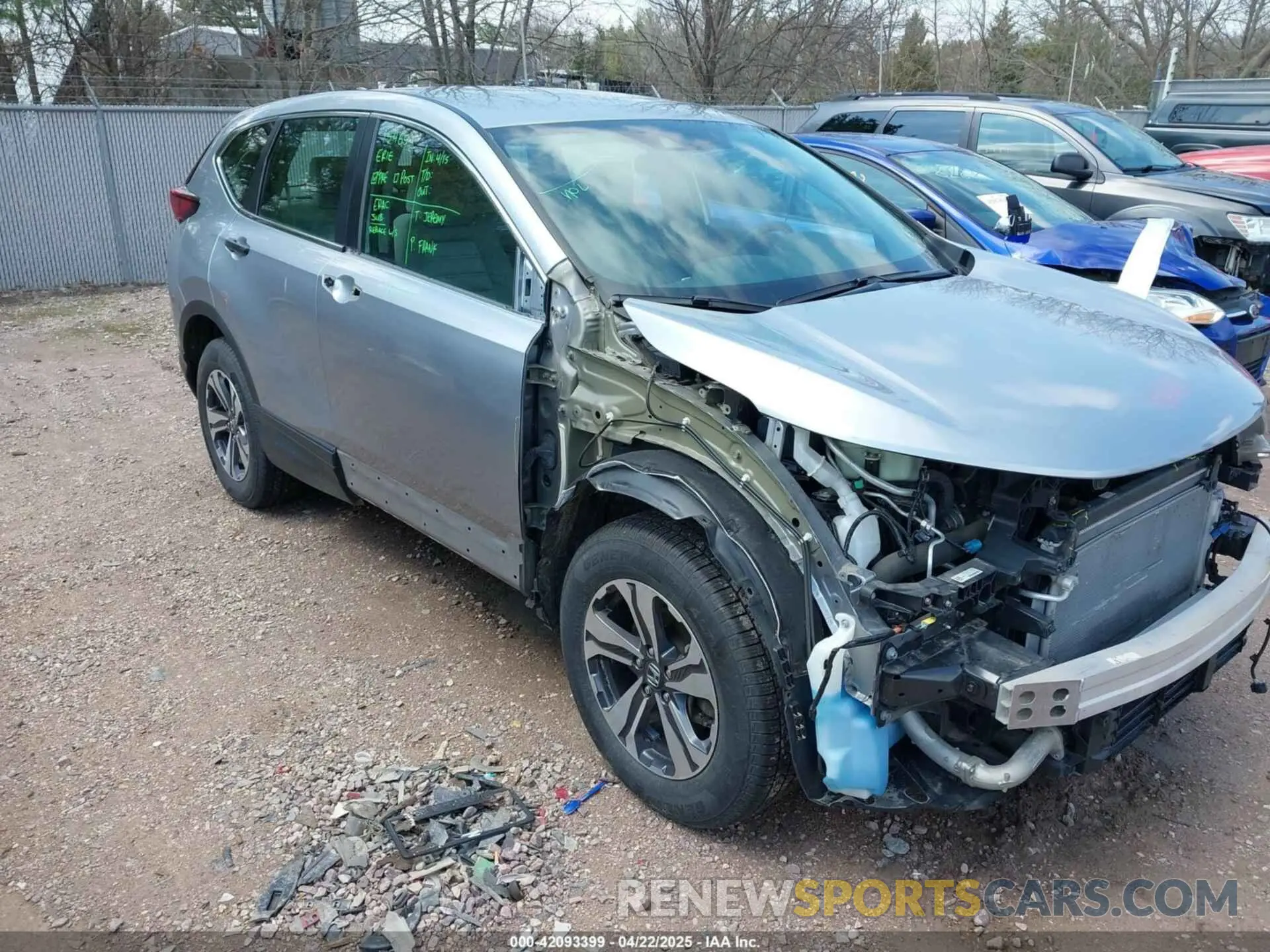 1 fotografías del automóvil dañado 5J6RW2H23LL020666 HONDA CR-V 2020