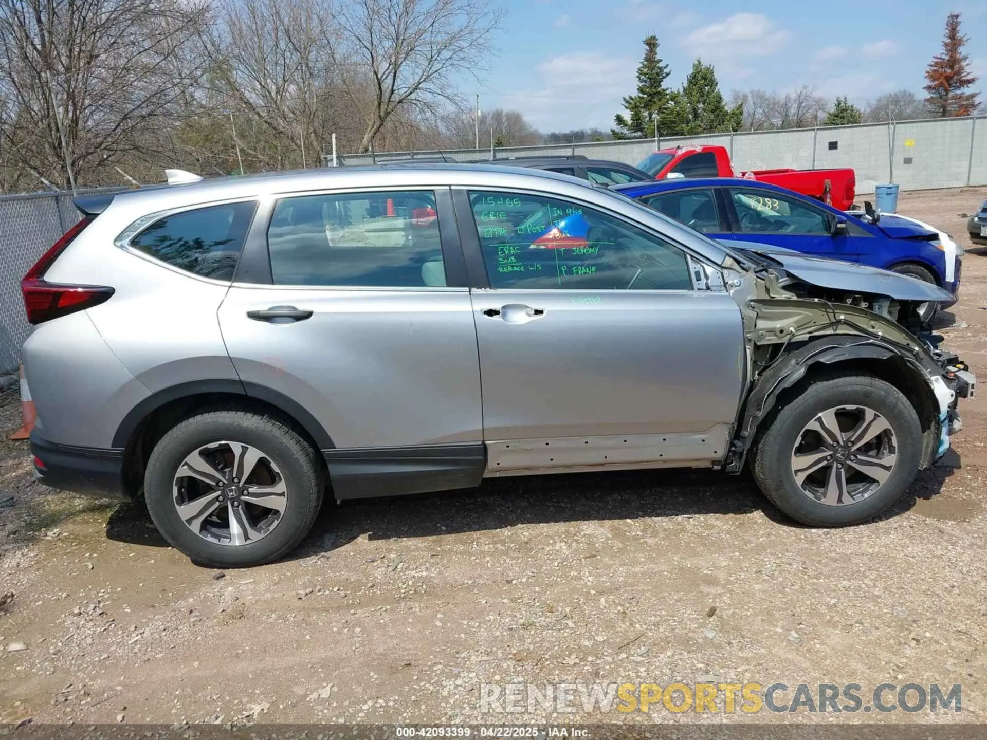 13 fotografías del automóvil dañado 5J6RW2H23LL020666 HONDA CR-V 2020