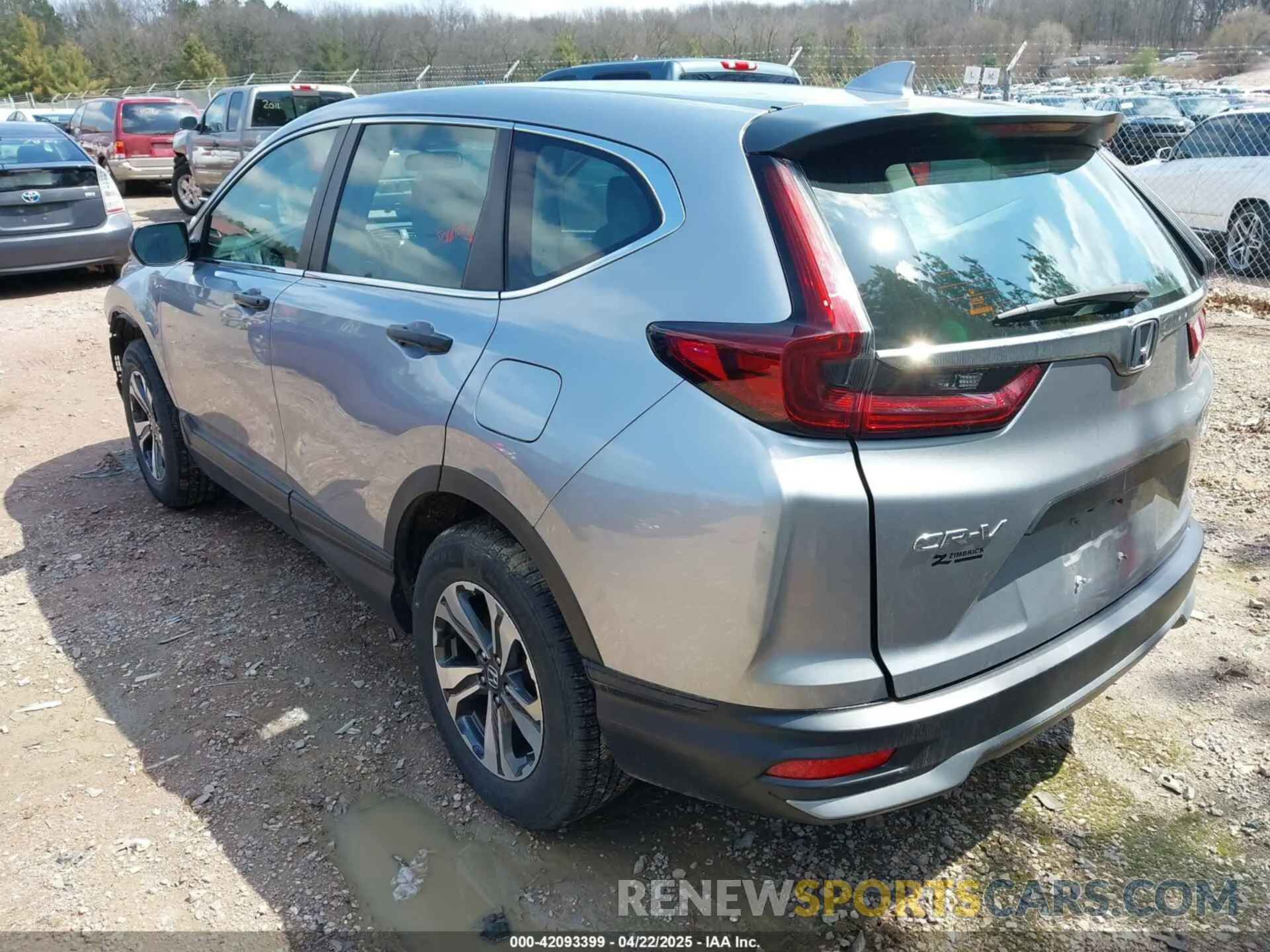 3 fotografías del automóvil dañado 5J6RW2H23LL020666 HONDA CR-V 2020