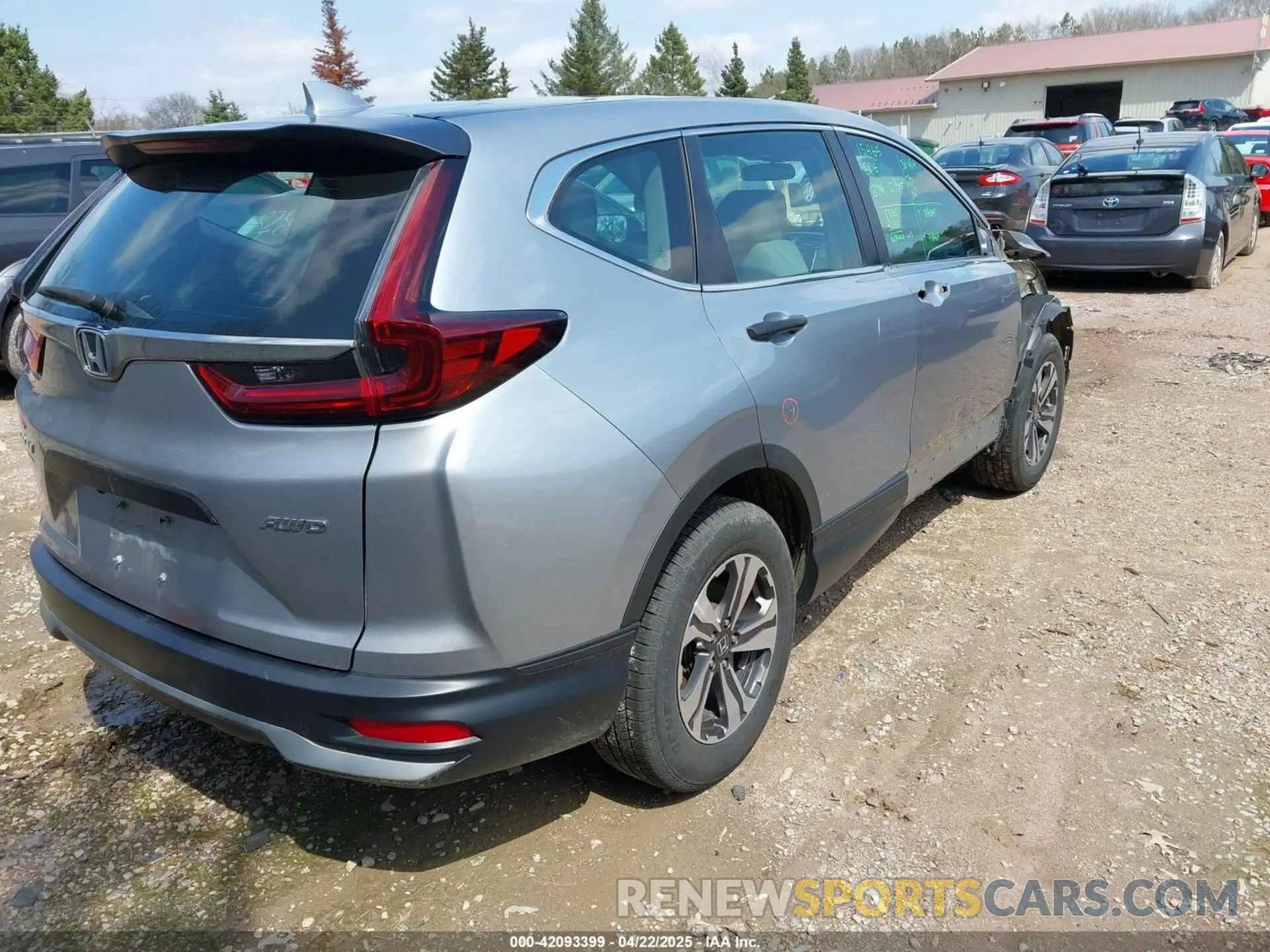 4 fotografías del automóvil dañado 5J6RW2H23LL020666 HONDA CR-V 2020