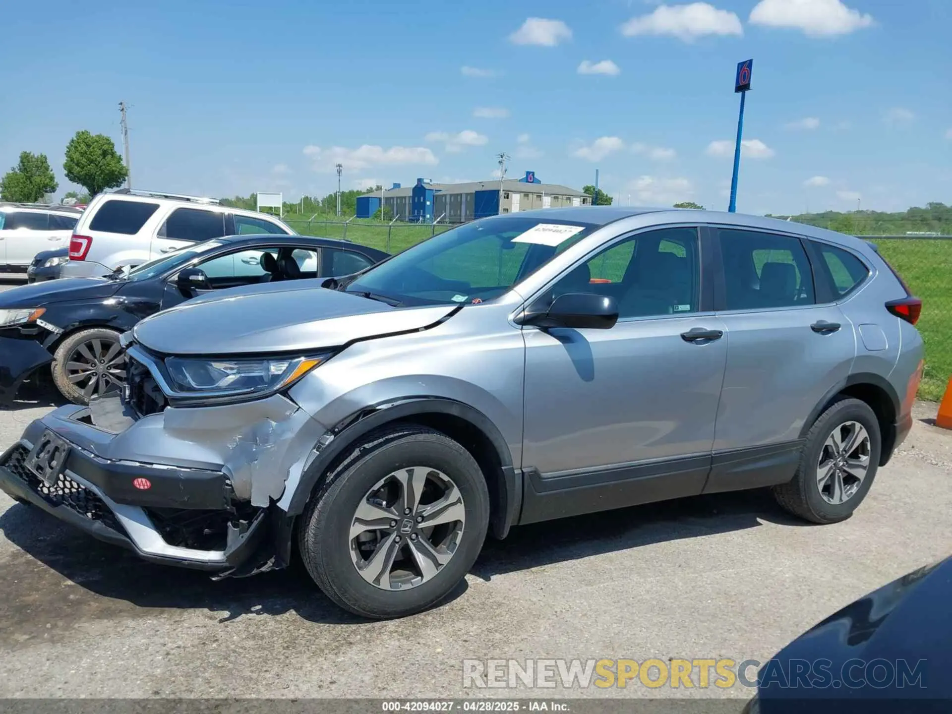 15 fotografías del automóvil dañado 5J6RW2H24LA014970 HONDA CR-V 2020