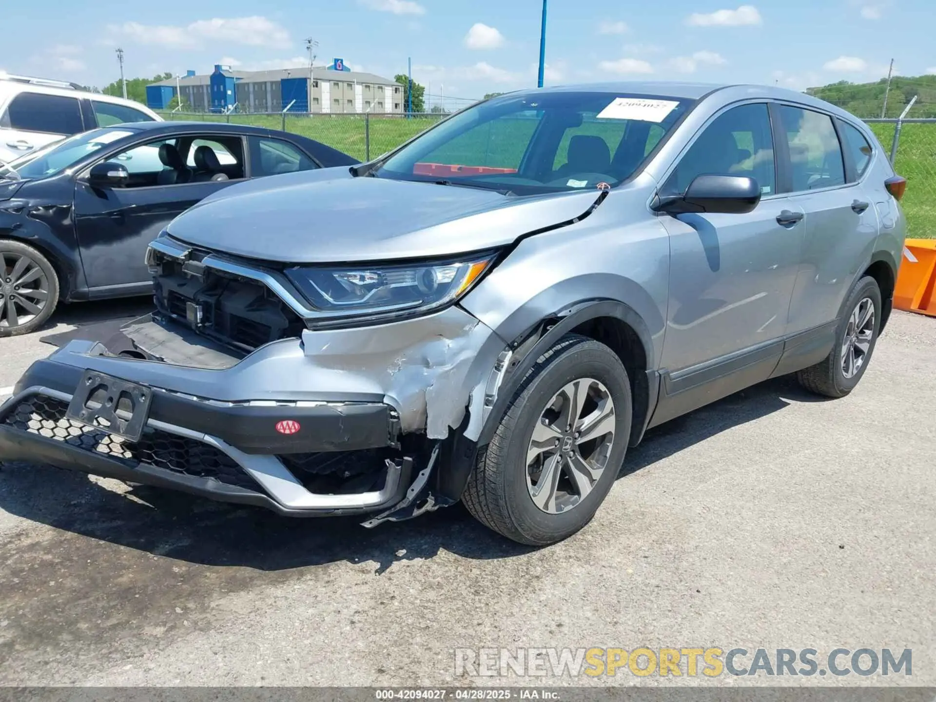 2 fotografías del automóvil dañado 5J6RW2H24LA014970 HONDA CR-V 2020