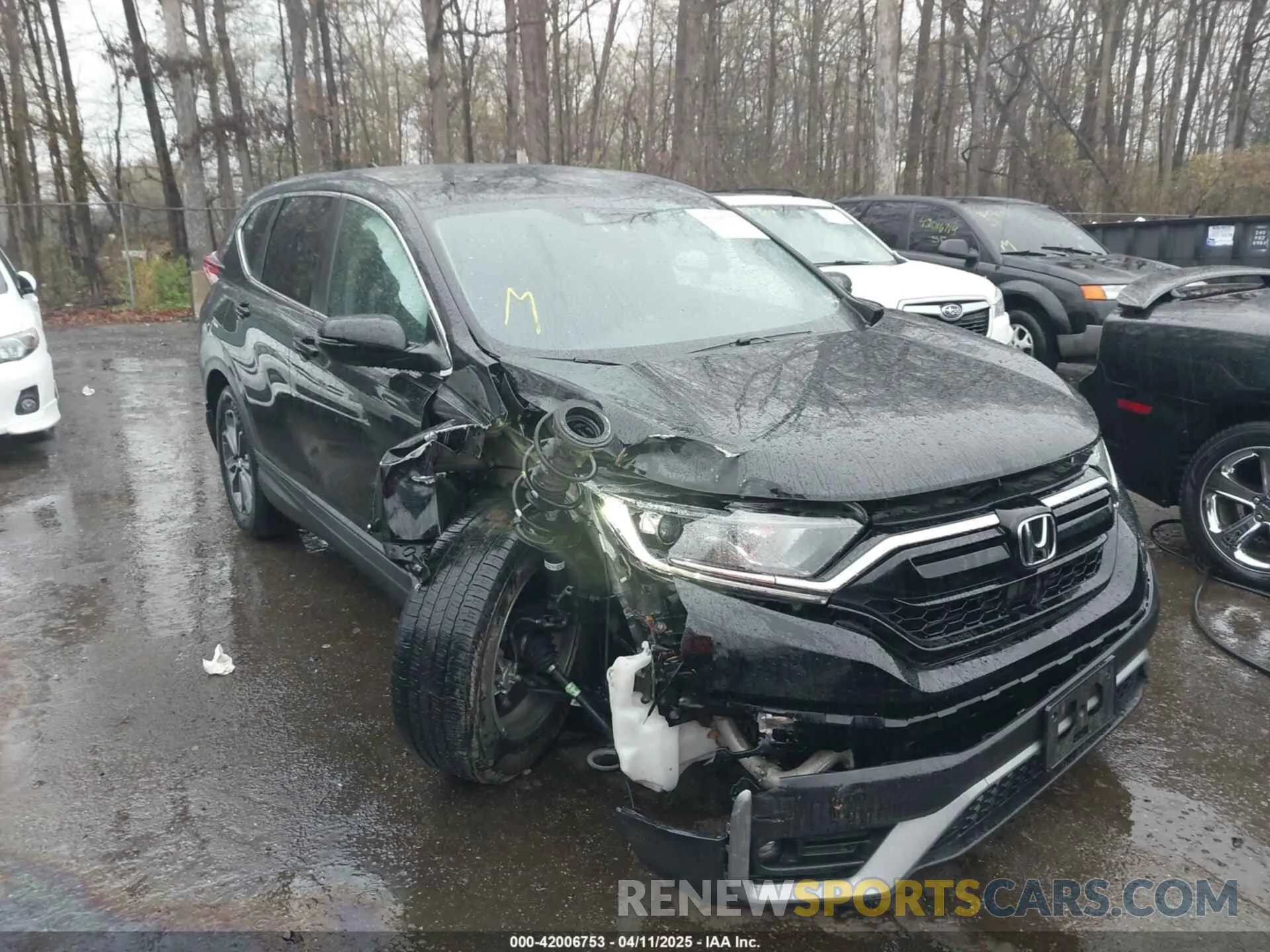6 fotografías del automóvil dañado 5J6RW2H50LA009355 HONDA CR-V 2020