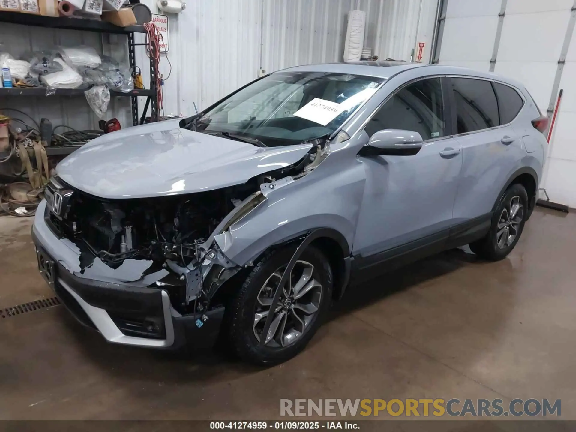 2 fotografías del automóvil dañado 5J6RW2H50LA015477 HONDA CR-V 2020