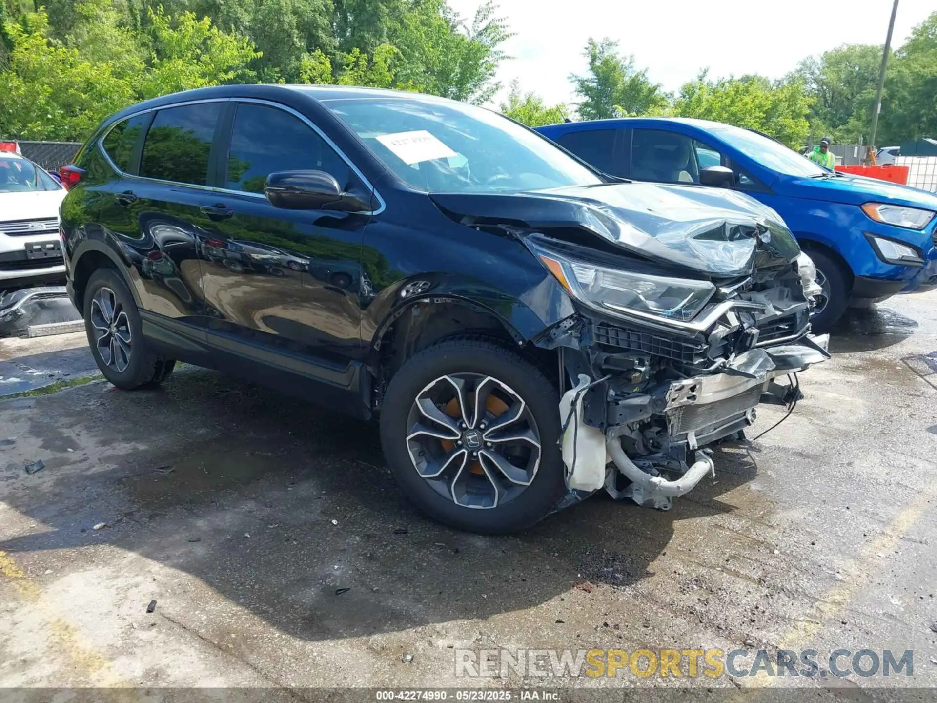 1 fotografías del automóvil dañado 5J6RW2H55LL007685 HONDA CR-V 2020
