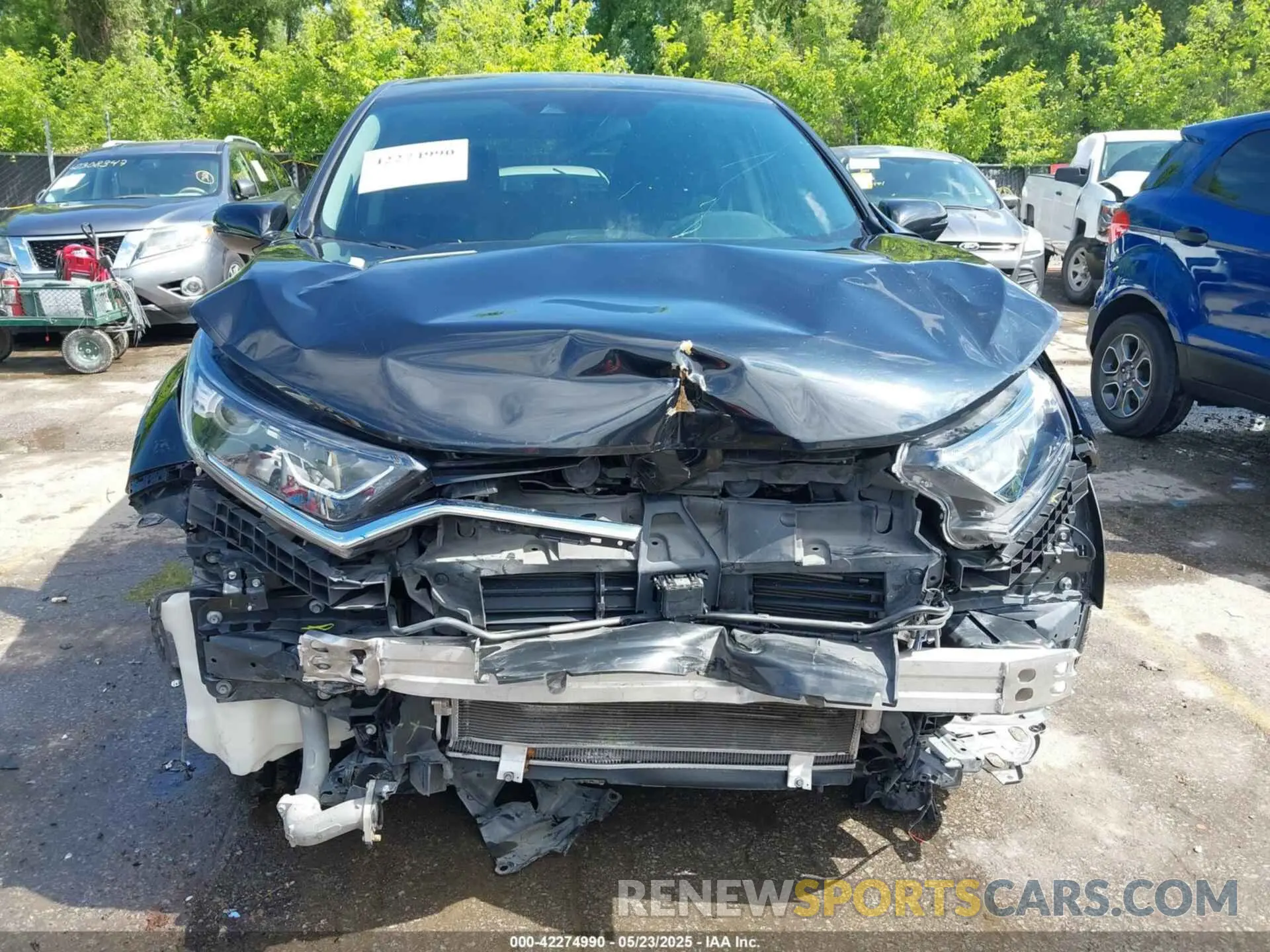 13 fotografías del automóvil dañado 5J6RW2H55LL007685 HONDA CR-V 2020