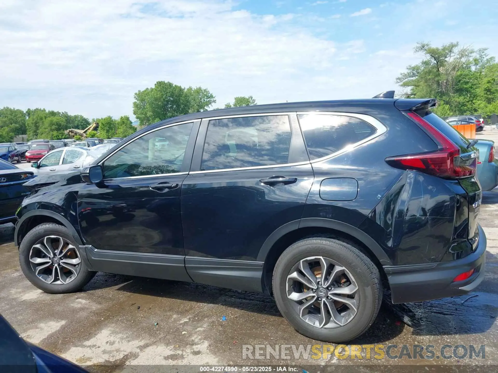 15 fotografías del automóvil dañado 5J6RW2H55LL007685 HONDA CR-V 2020