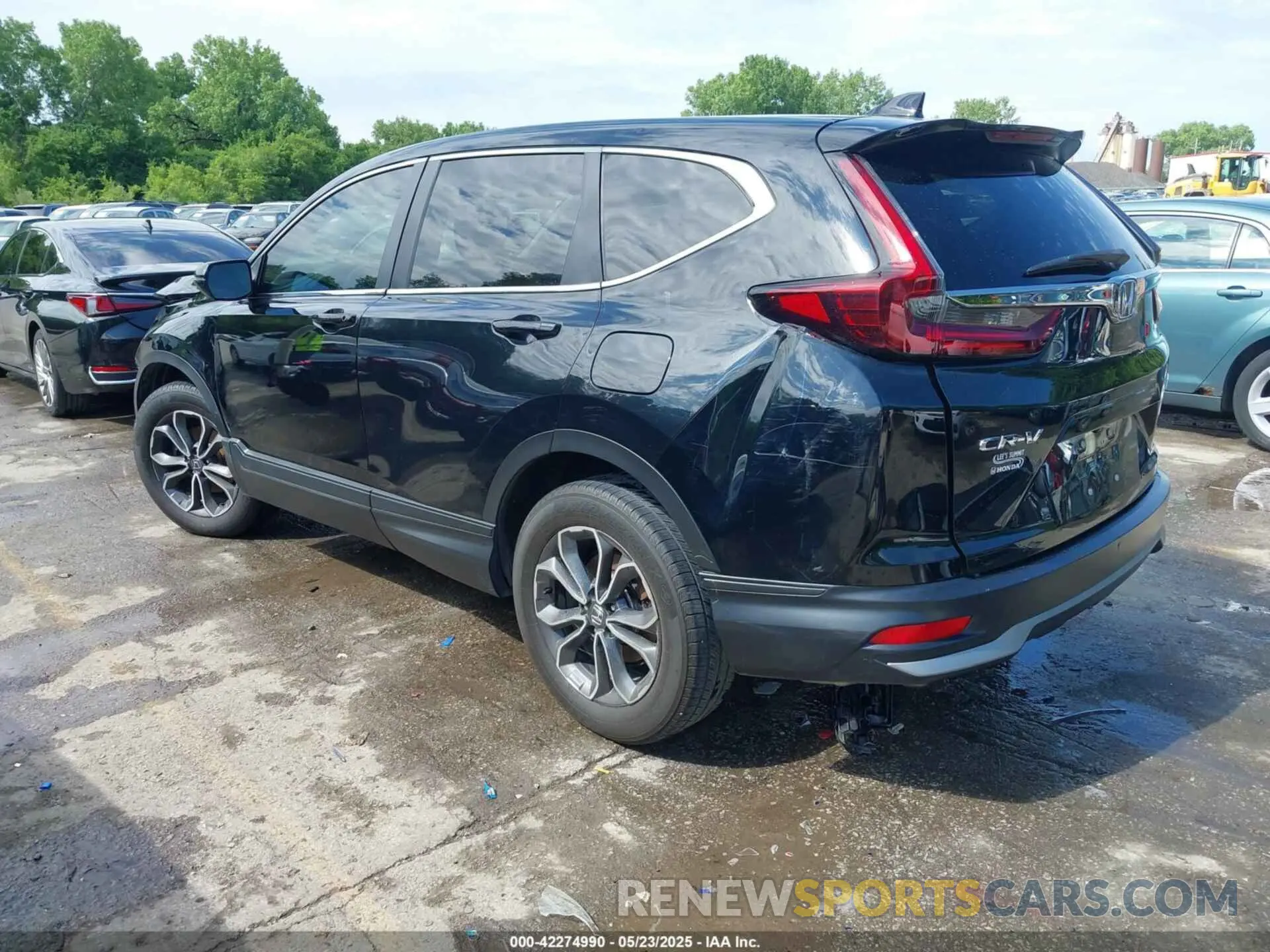 3 fotografías del automóvil dañado 5J6RW2H55LL007685 HONDA CR-V 2020