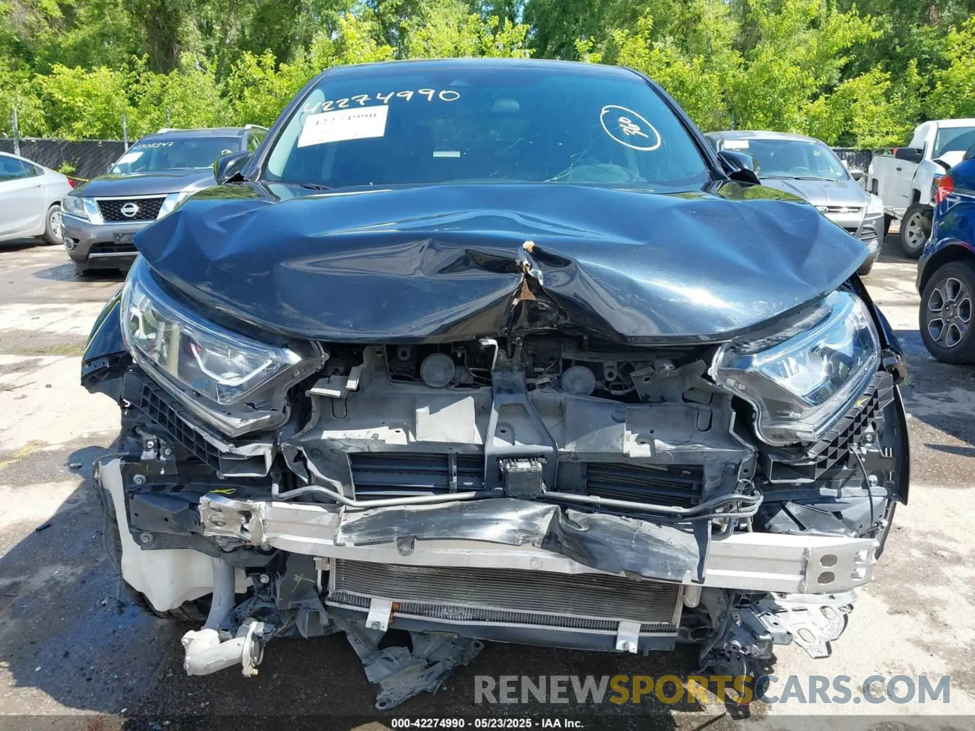 6 fotografías del automóvil dañado 5J6RW2H55LL007685 HONDA CR-V 2020