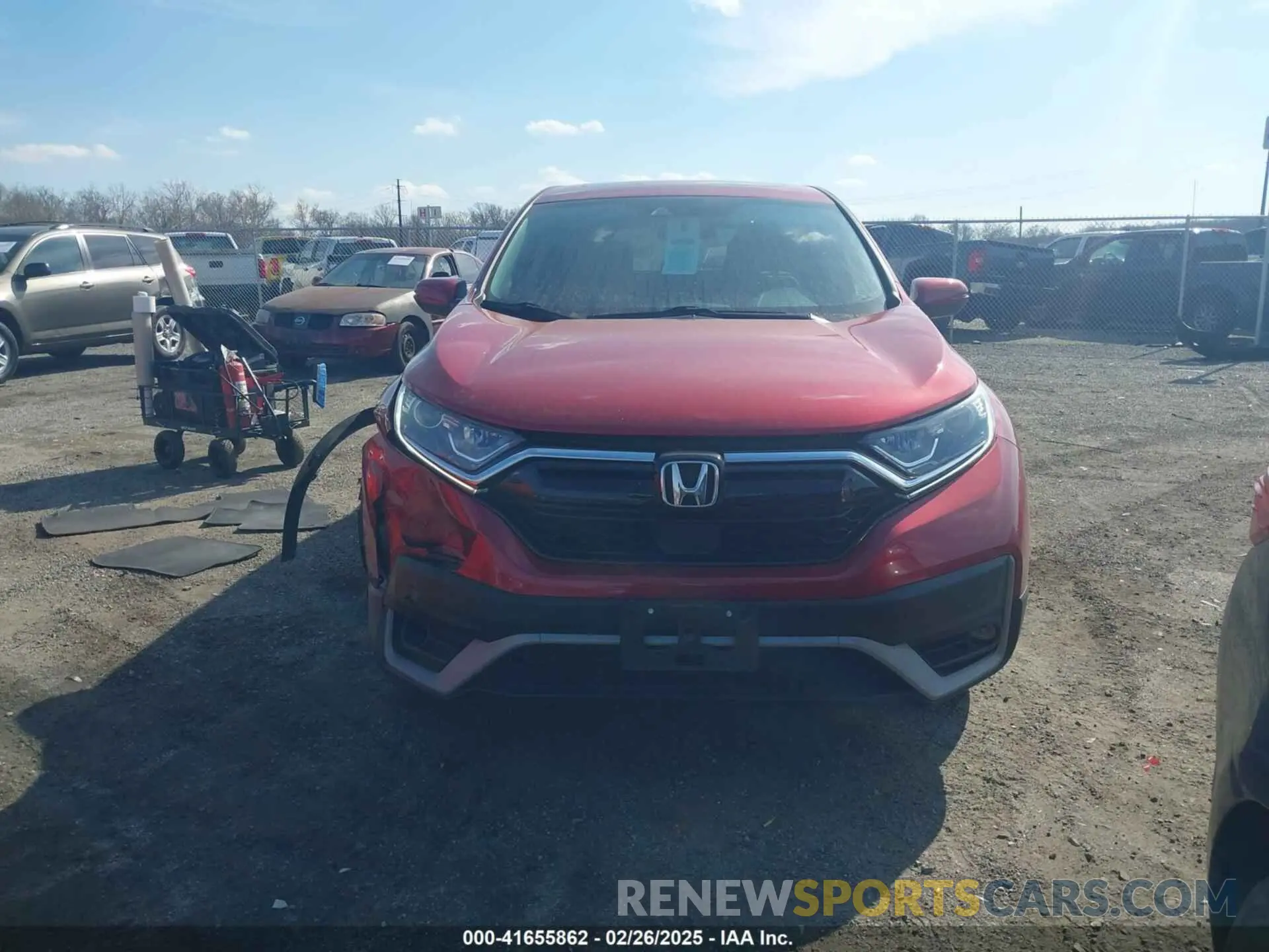 12 fotografías del automóvil dañado 5J6RW2H56LL025788 HONDA CR-V 2020