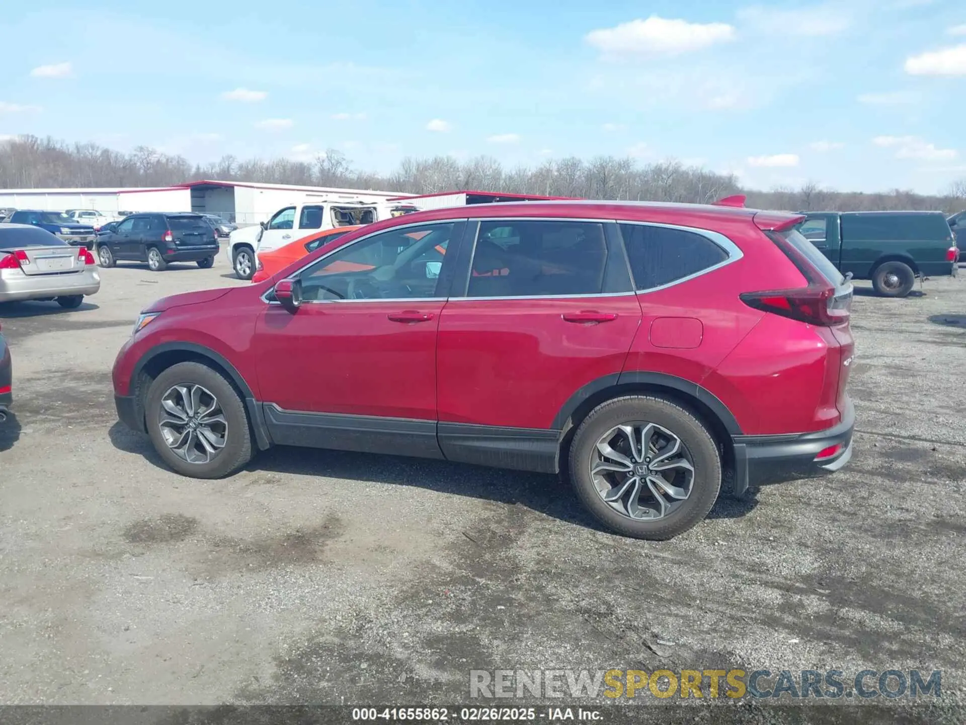 14 fotografías del automóvil dañado 5J6RW2H56LL025788 HONDA CR-V 2020